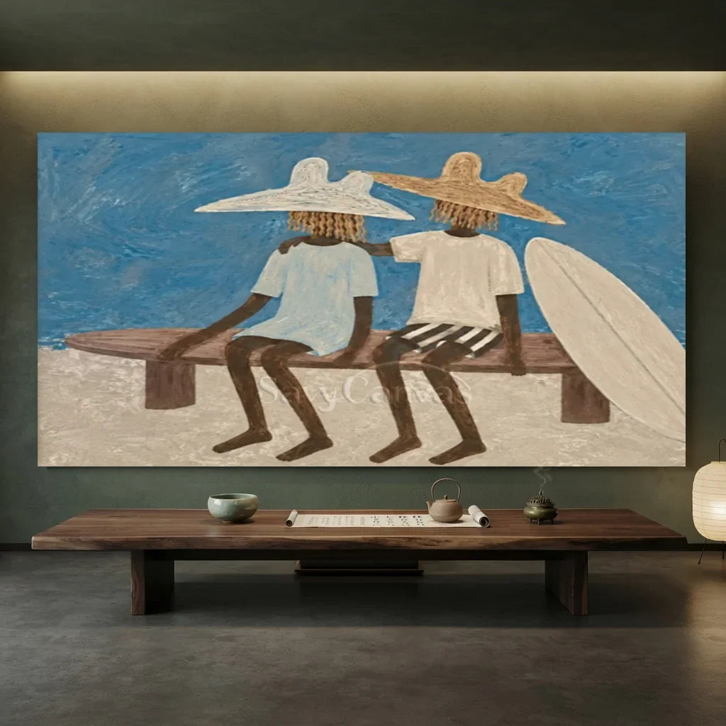 Old West Dreams: A Vintage Retro Painting Tale