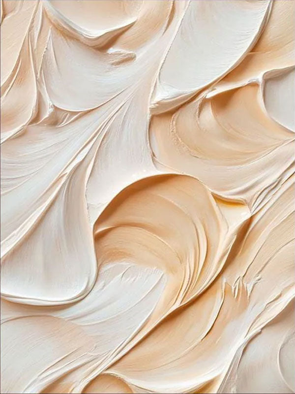 Abstract Textured Painting in Cream & Beige #TC 007