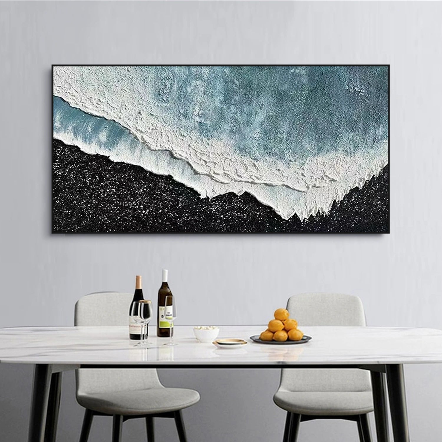 Vibrant Ocean Painting for Walls