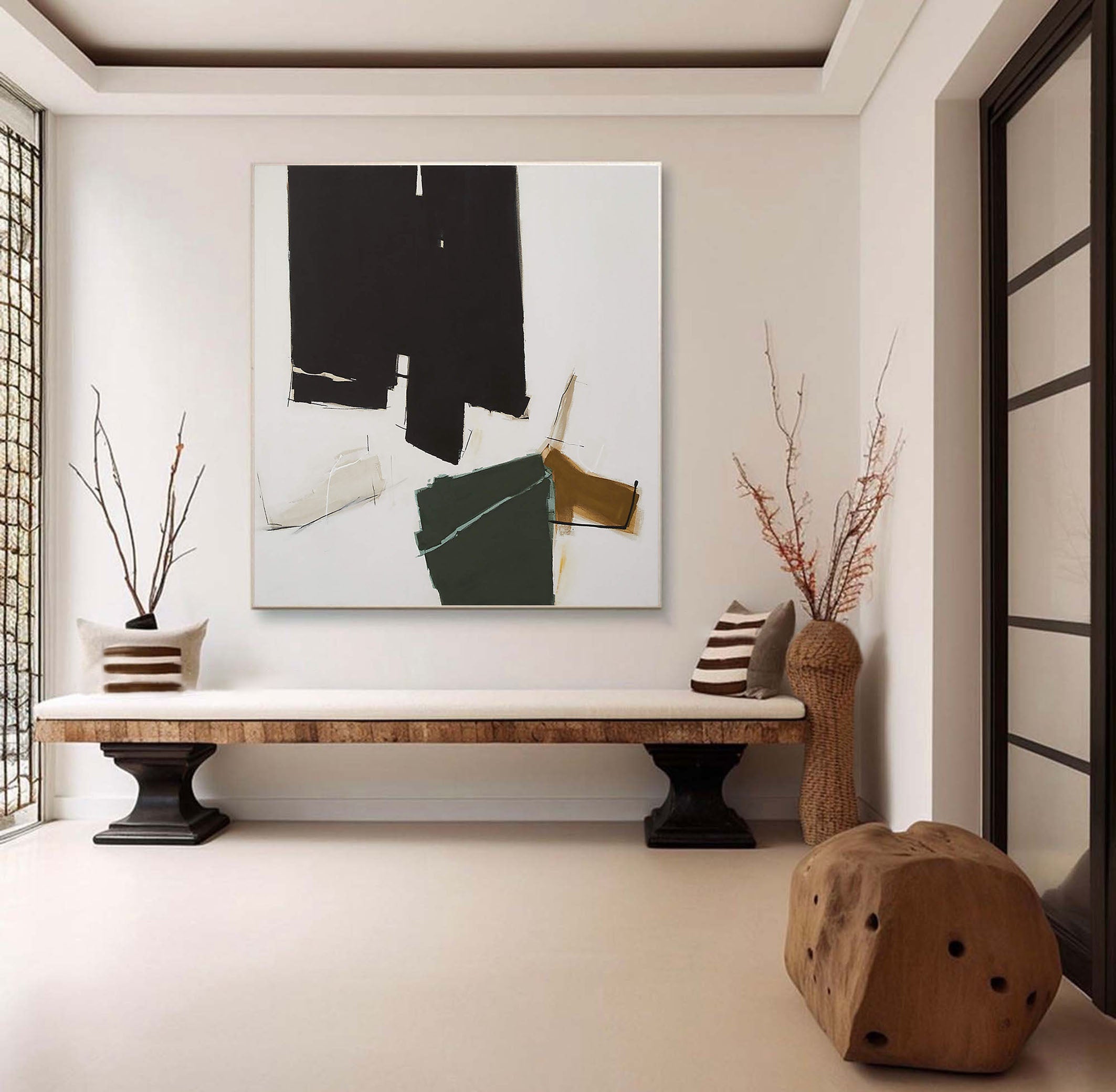 Minimalist Abstract Oil Painting | Large #TC 146