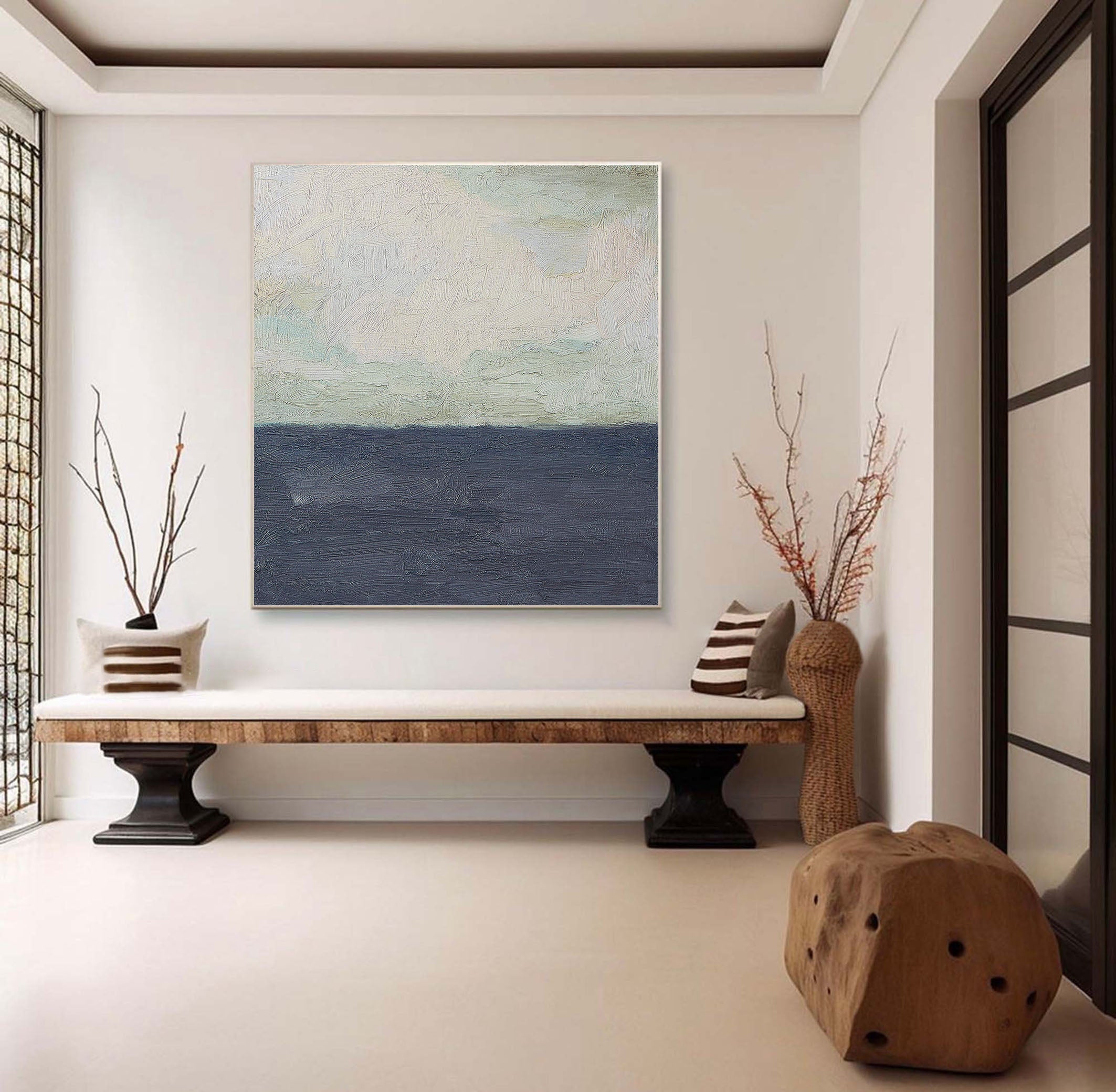 Abstract Landscape Oil Painting | Textured #TC 147