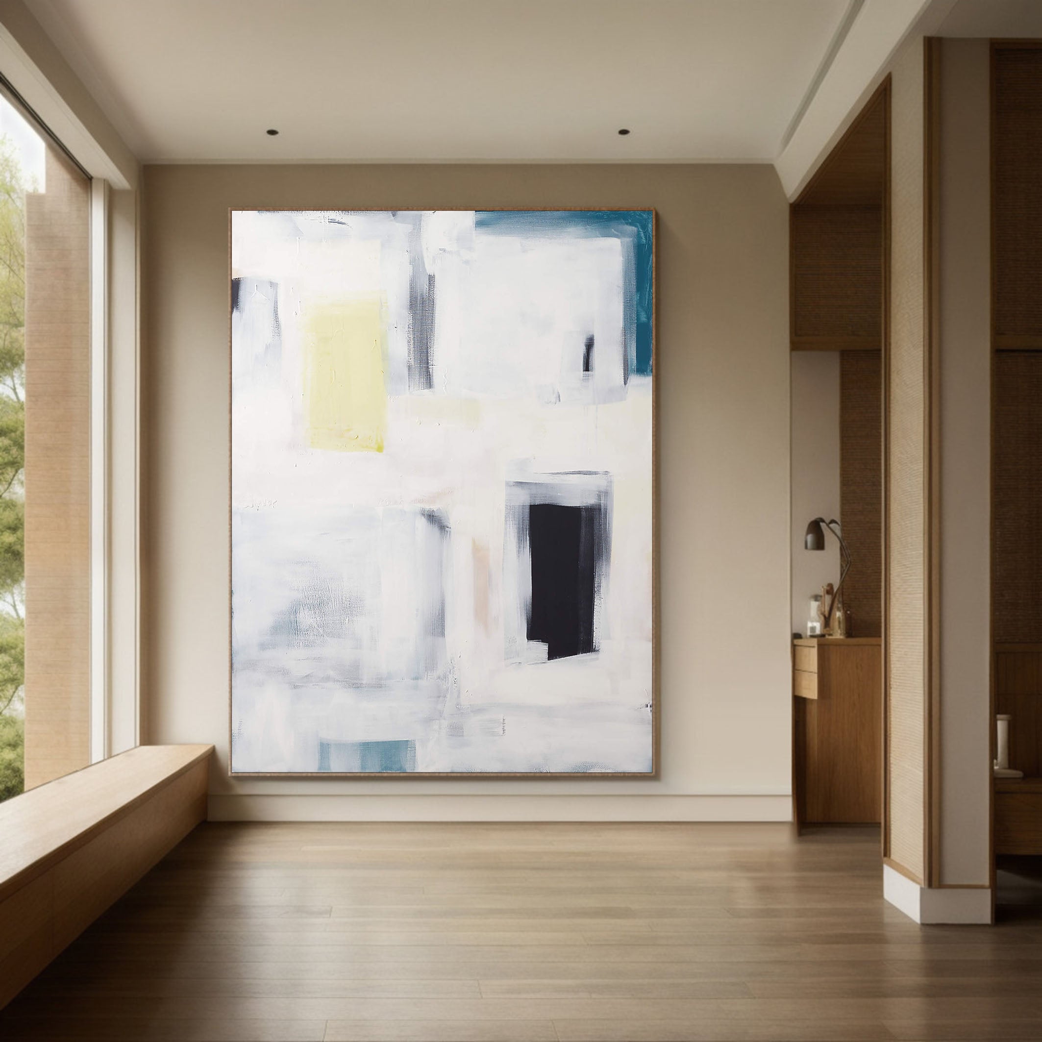 Modern Abstract Geometric Oil Painting #TC 119