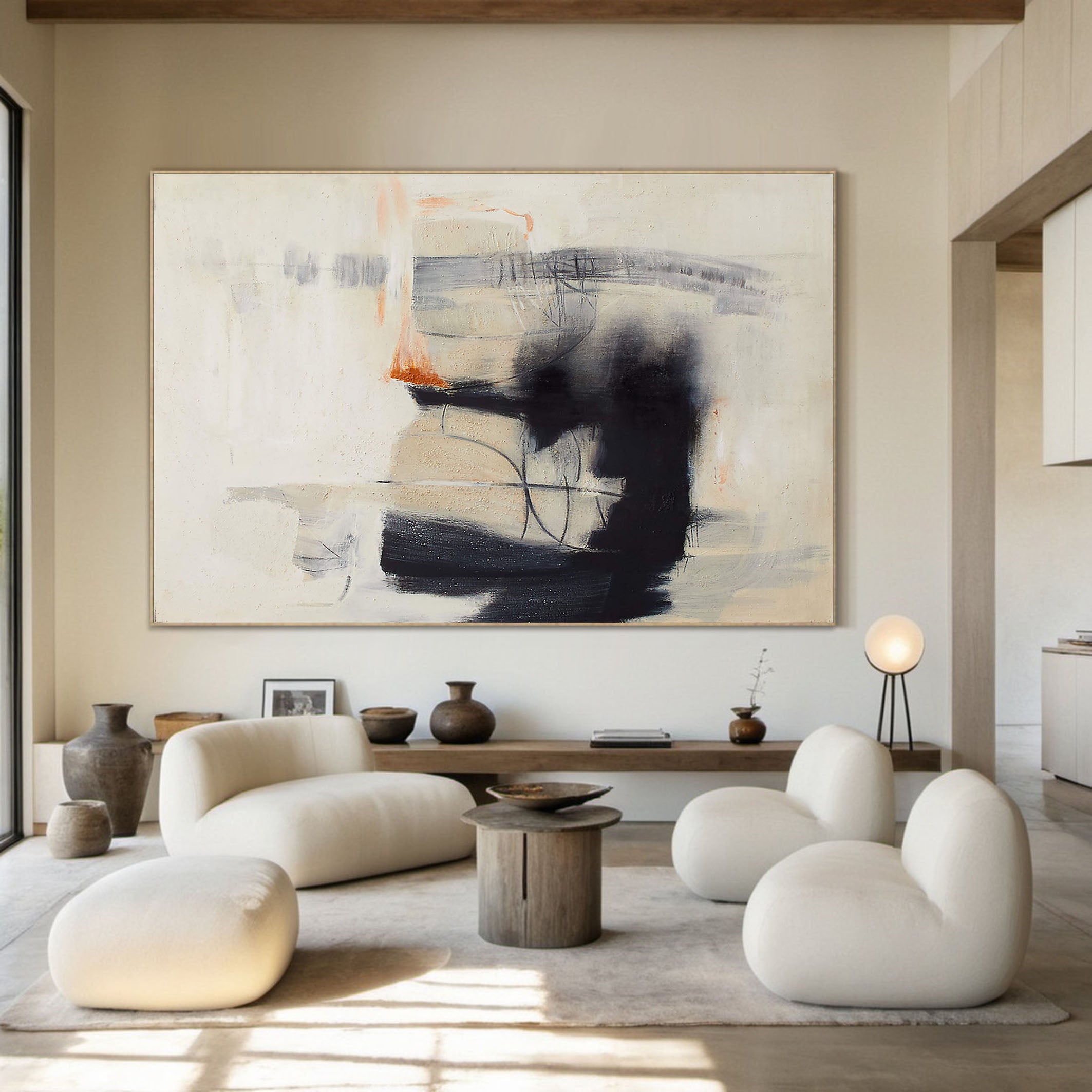 Textured Abstract Oil Painting for Home Decor #TC 133