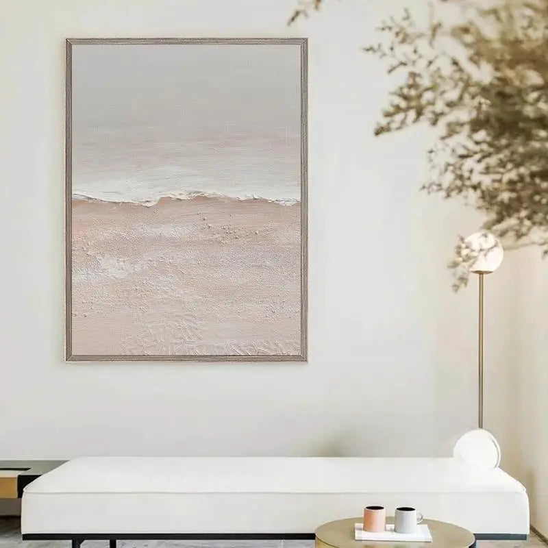 Calm Ocean Horizon Painting – Peaceful Home Wall Decor #JJ 287