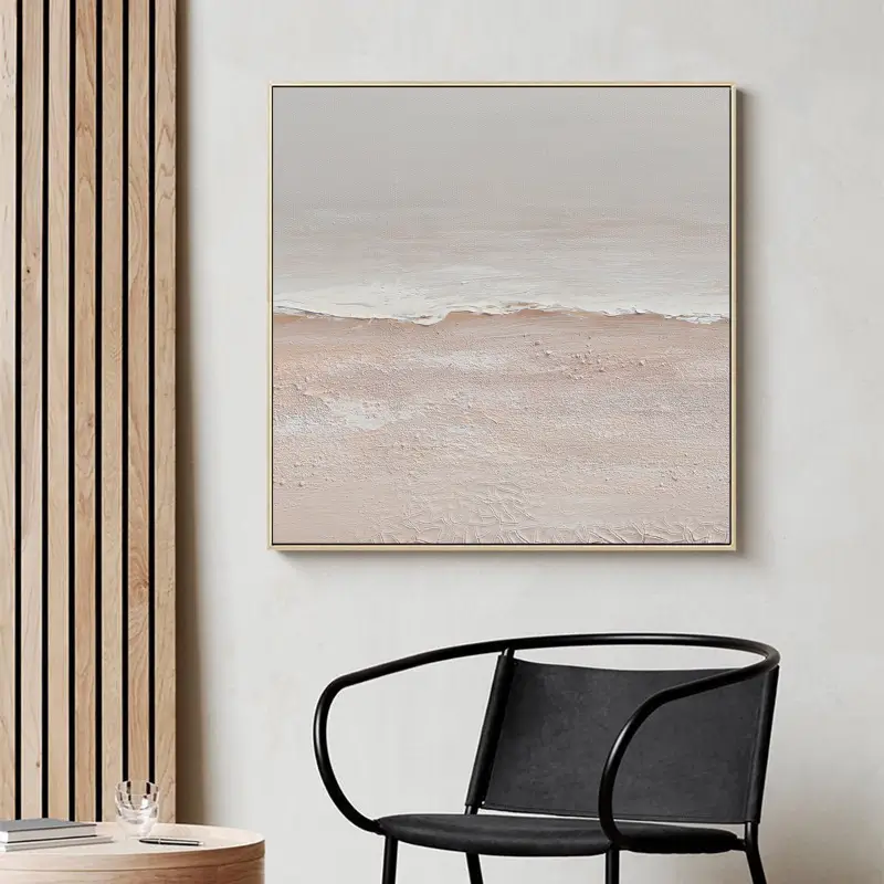 Calm Ocean Horizon Painting – Peaceful Home Wall Decor #JJ 287