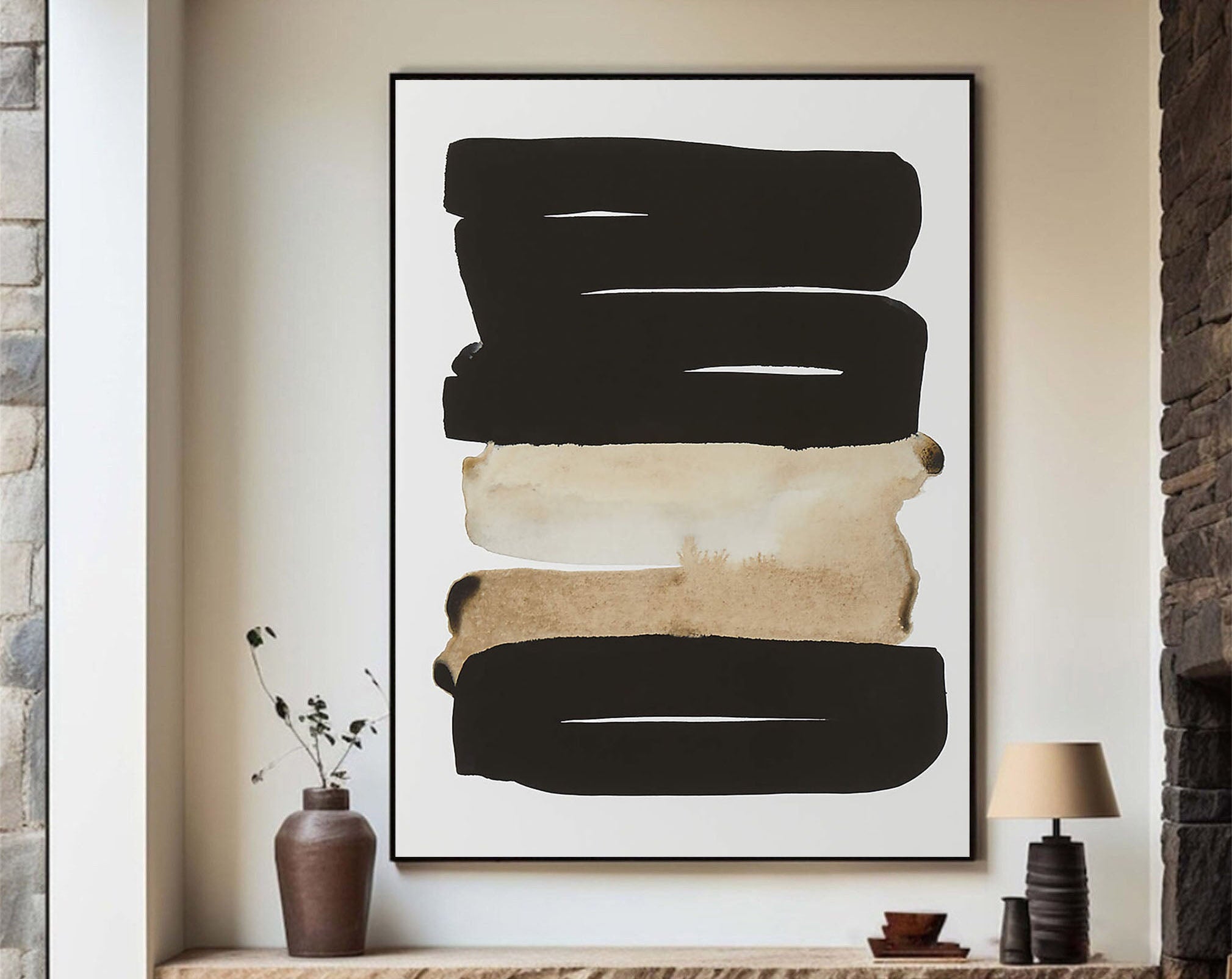 Handcrafted Abstract Canvas Art for Home