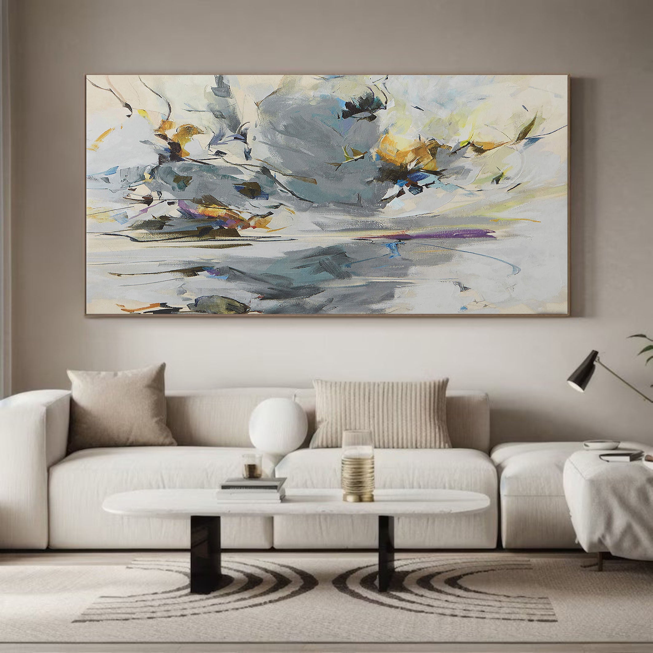 Colorful Abstract Painting for Contemporary Home #TC 130