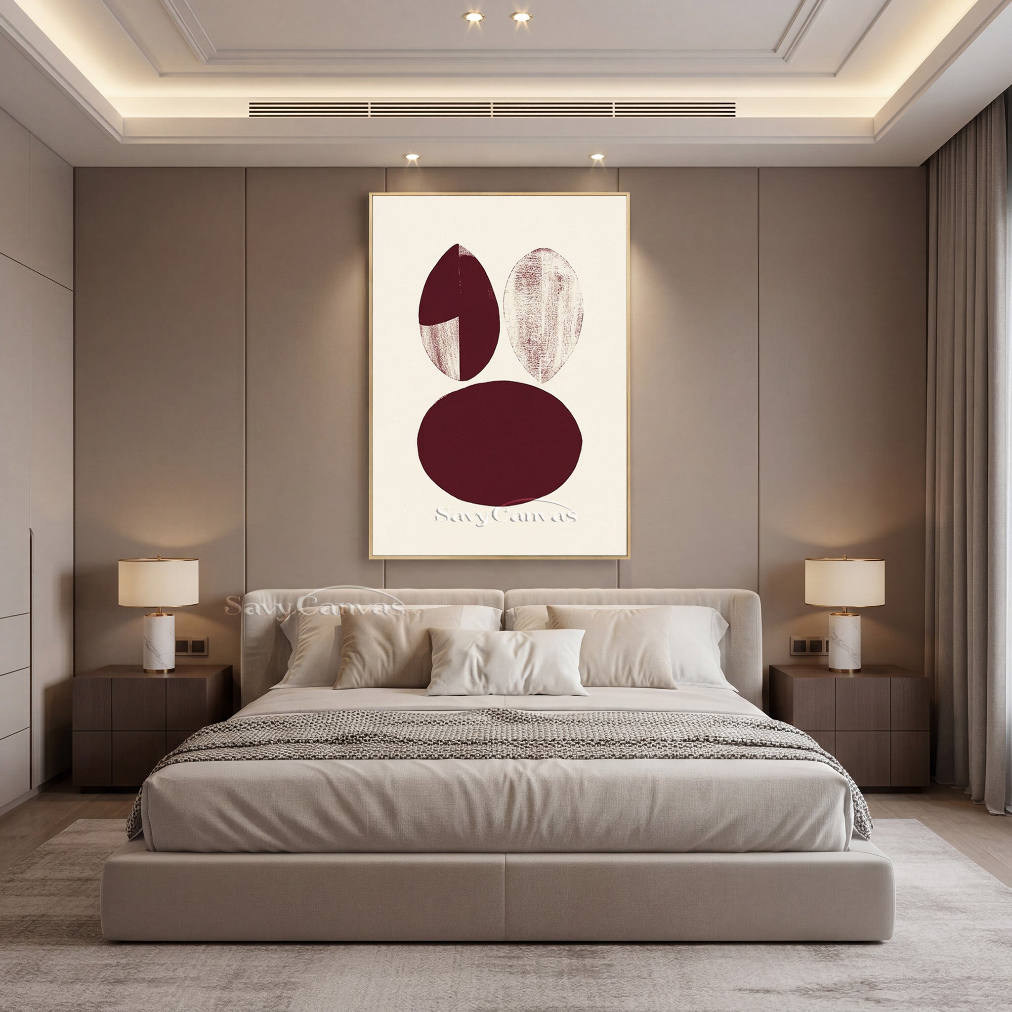 Modern Abstract Print | Framed Minimalist Wall Art #AA 510