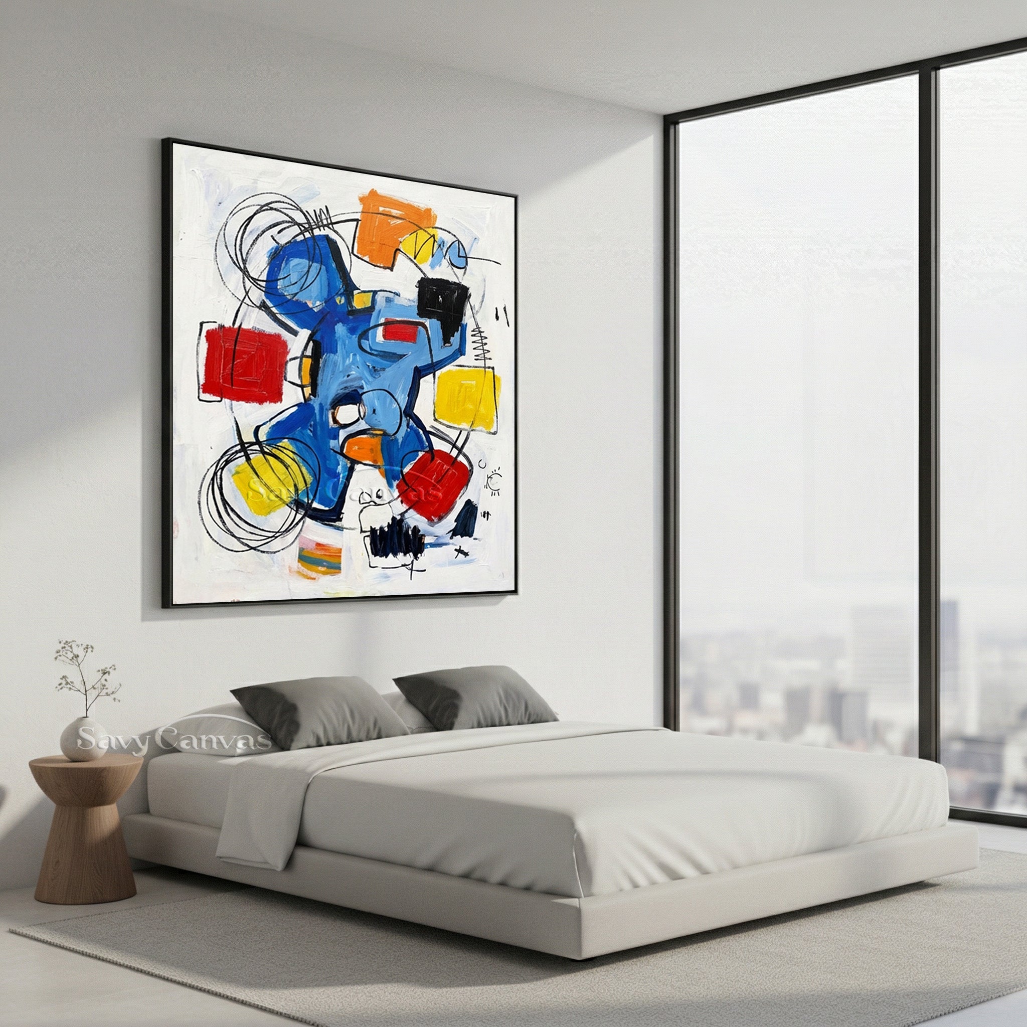 Abstract Expressionist Art | Pop Art Style Painting #AA 485
