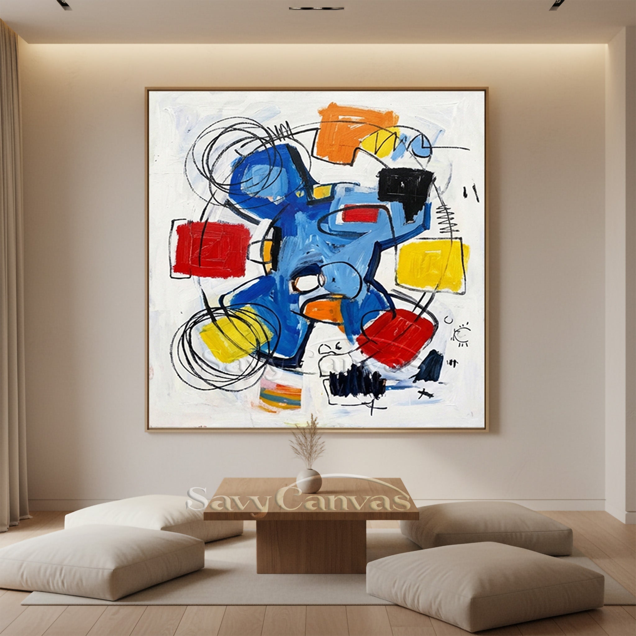 Vibrant & Playful Abstract Art | Colorful Modern Painting