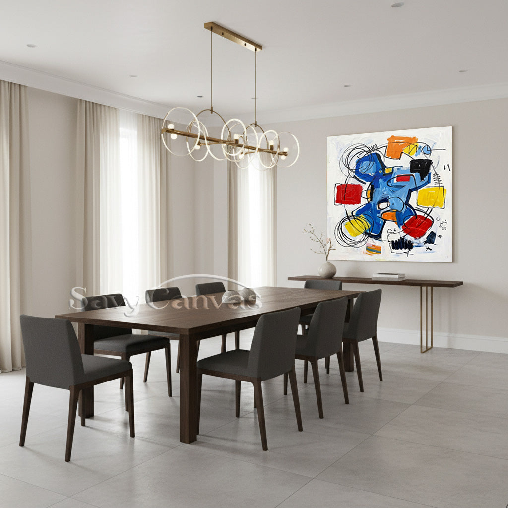 Abstract Expressionist Art | Pop Art Style Painting #AA 485