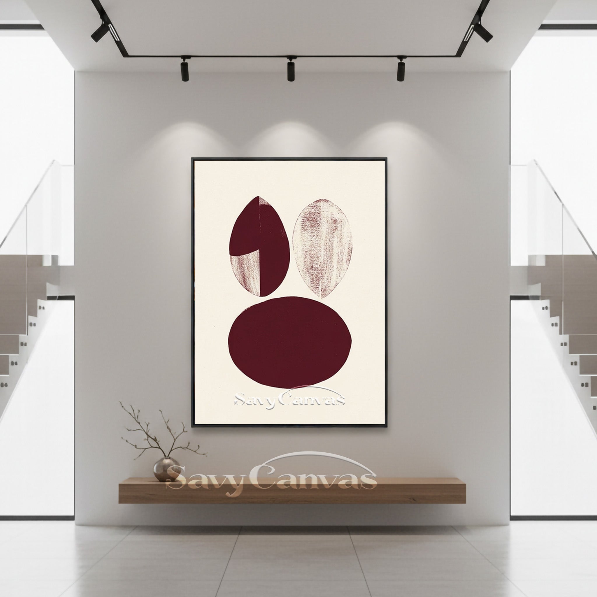 Modern Abstract Print | Framed Minimalist Wall Art #AA 510