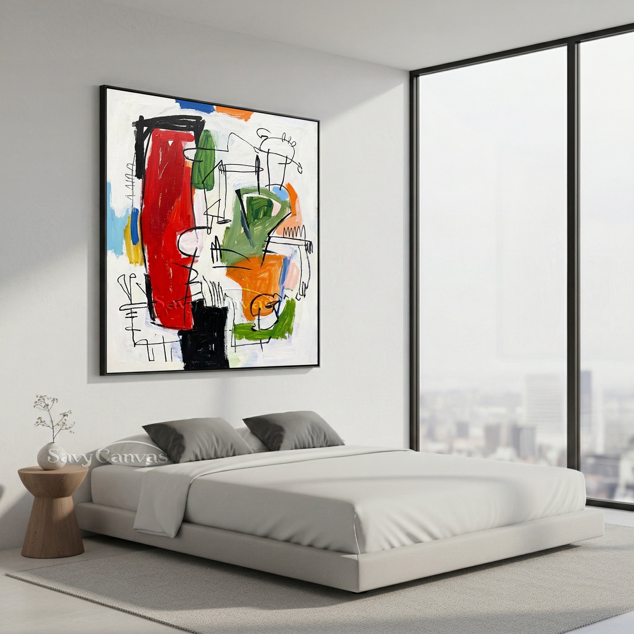 Abstract Expressionist Art | Street Art Style Painting #AA 484