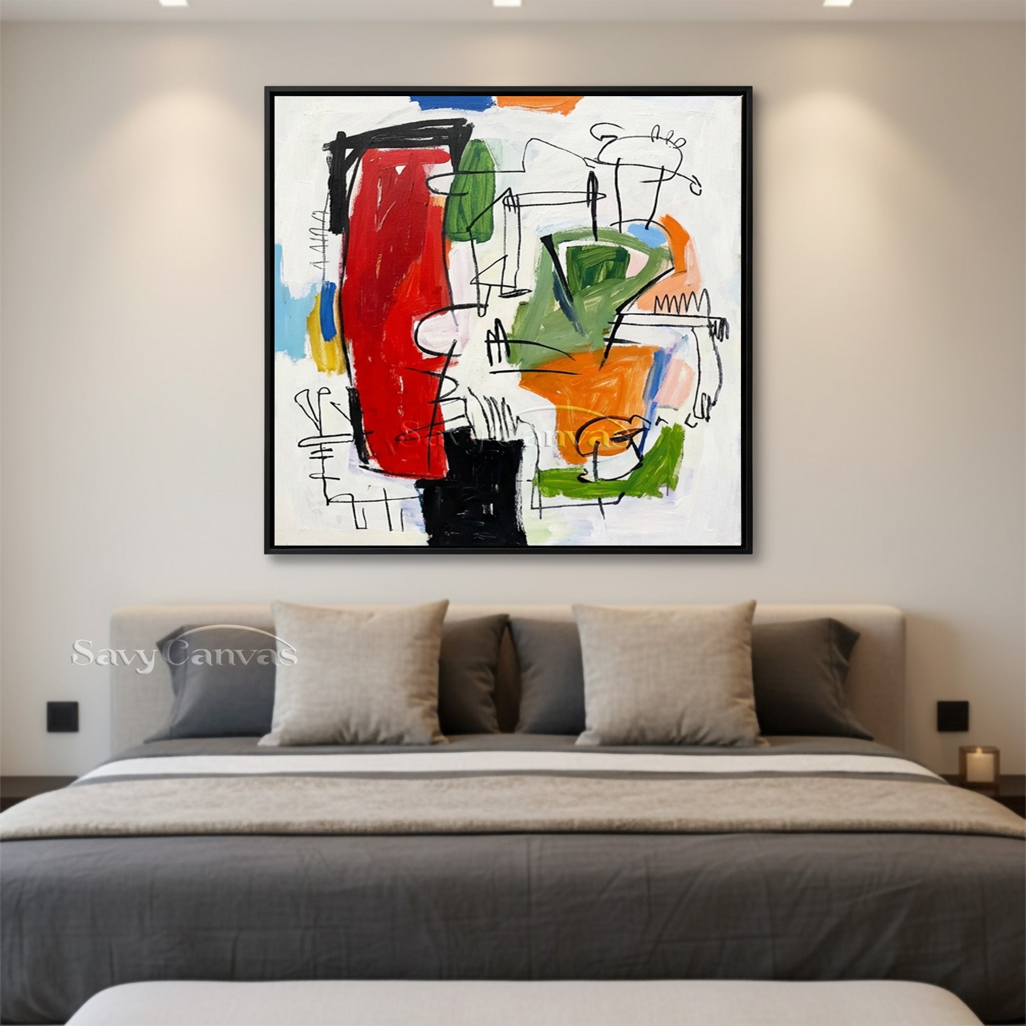 Abstract Expressionist Art | Street Art Style Painting #AA 484