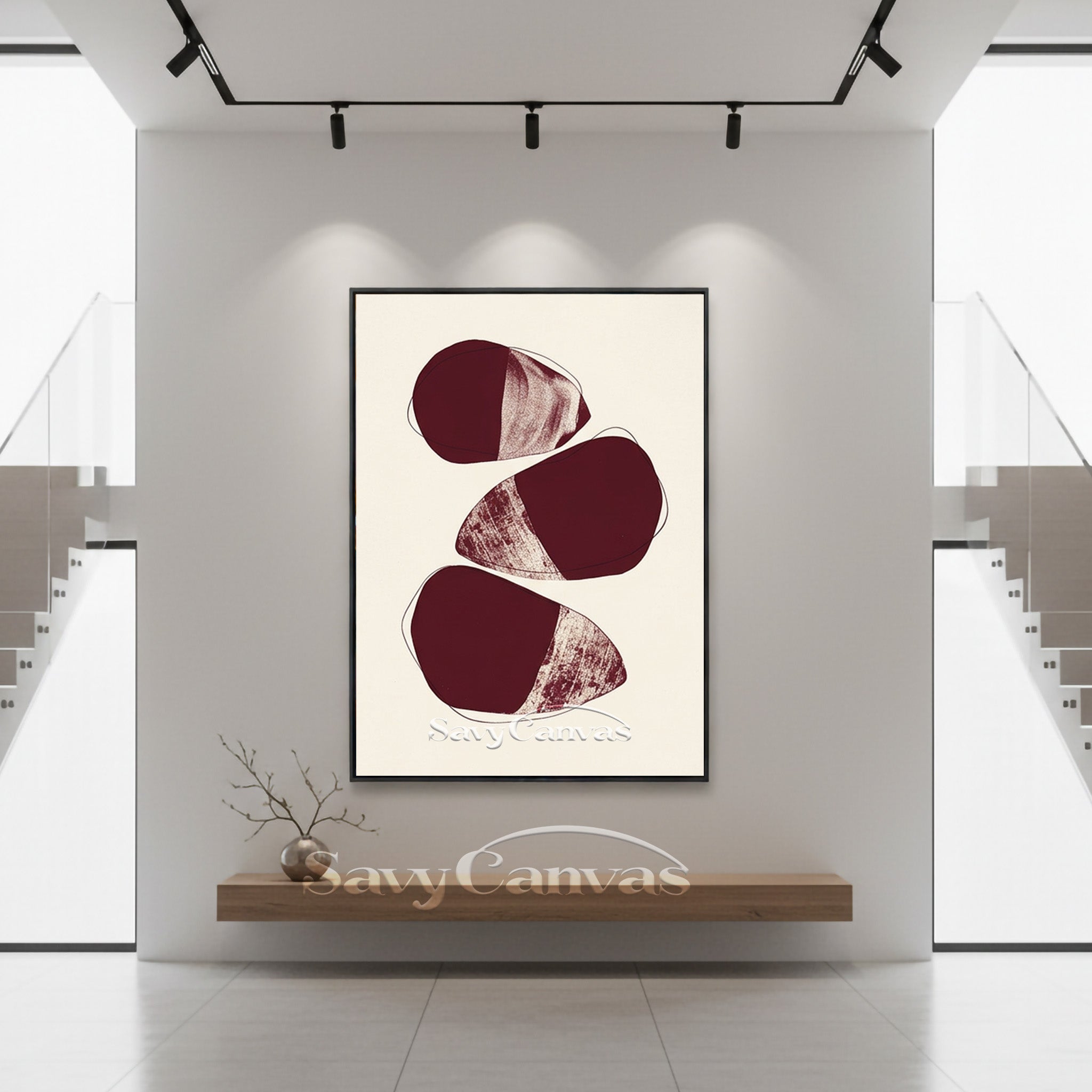 Japandi Style Abstract Print | Wabi-Sabi Wall Decor #AA 509