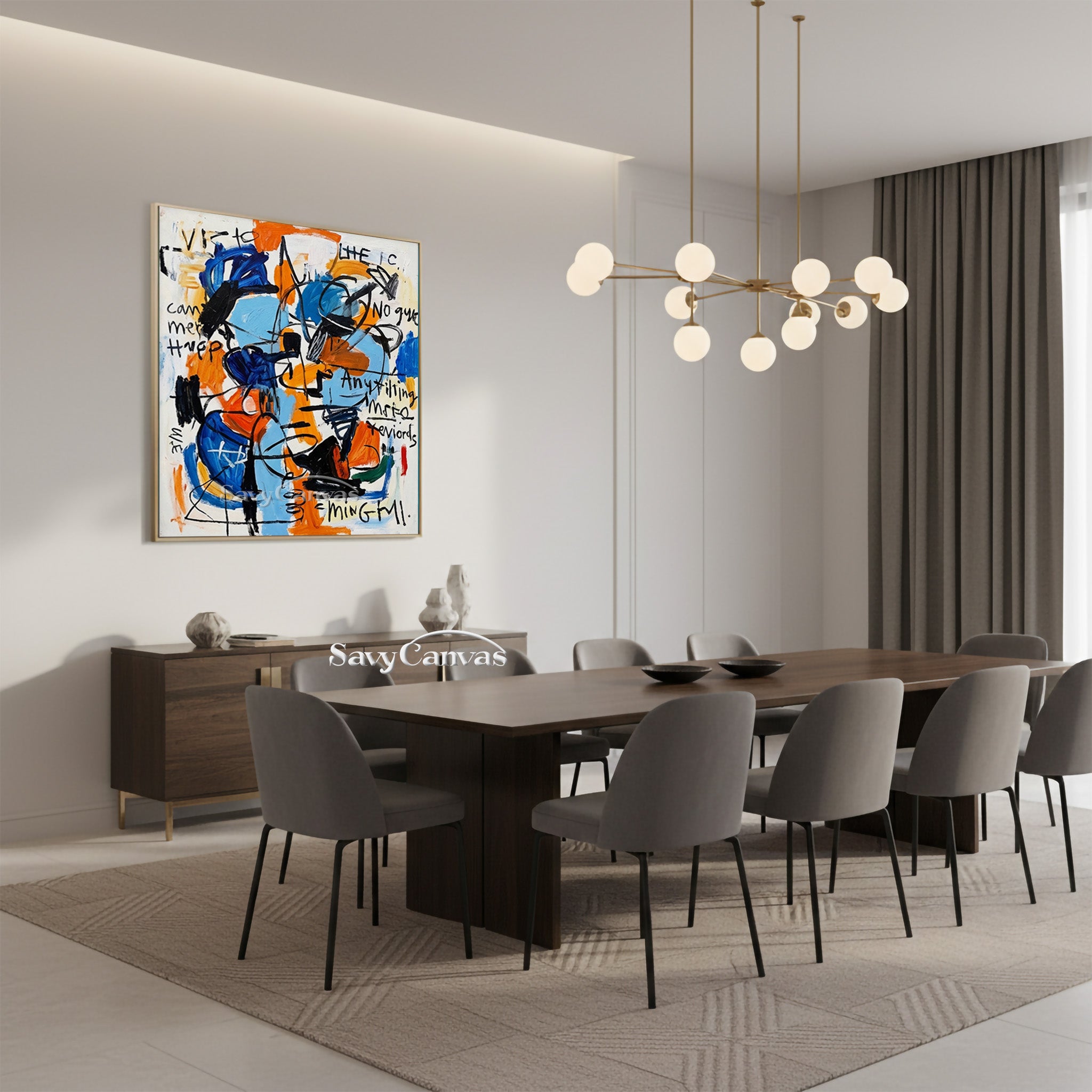 Graffiti Style Abstract Art | Neo-Expressionist Painting #AA 483