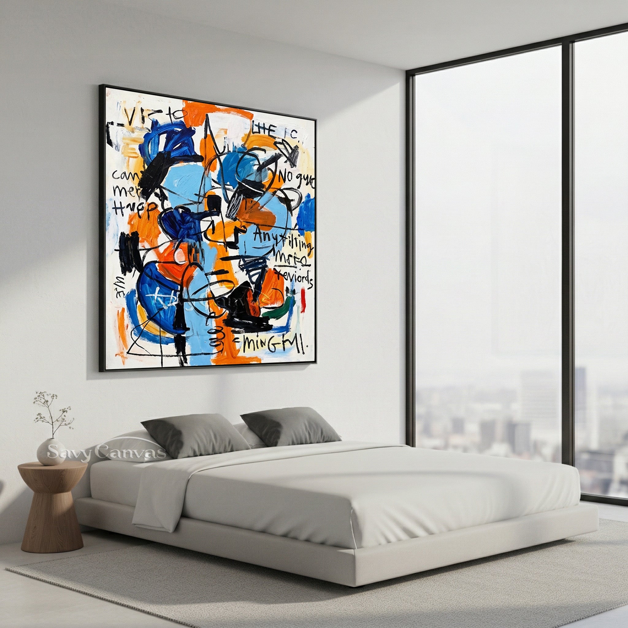 Graffiti Style Abstract Art | Neo-Expressionist Painting #AA 483