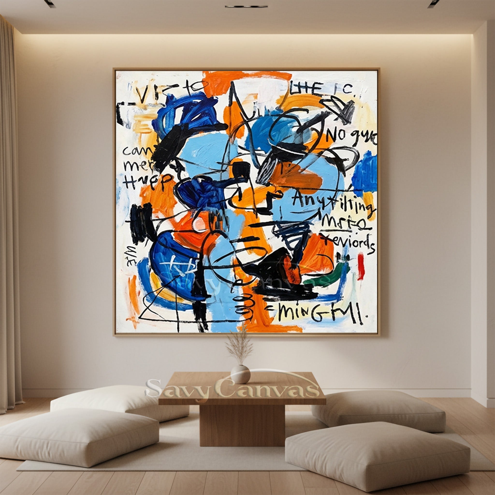 Abstract Scribble Painting | Modern Calligraphy & Text Art