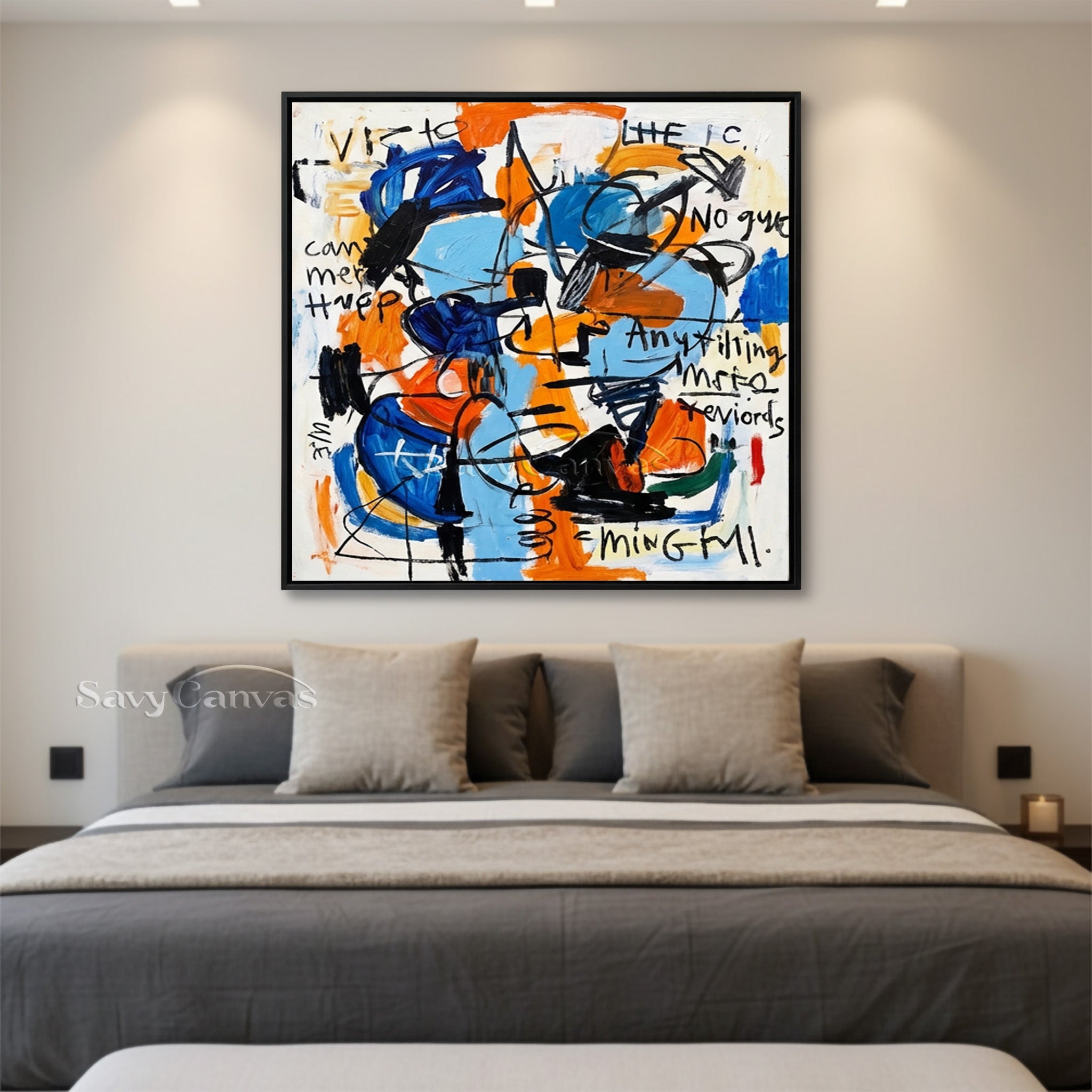 Graffiti Style Abstract Art | Neo-Expressionist Painting #AA 483