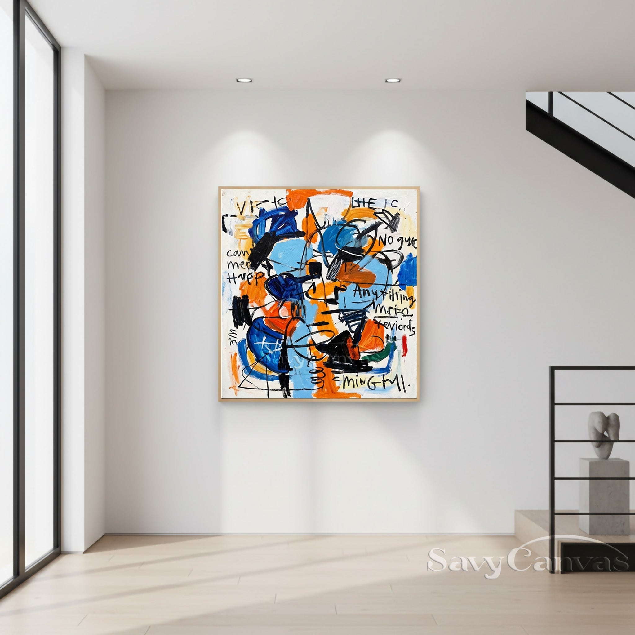 Graffiti Style Abstract Art | Neo-Expressionist Painting #AA 483