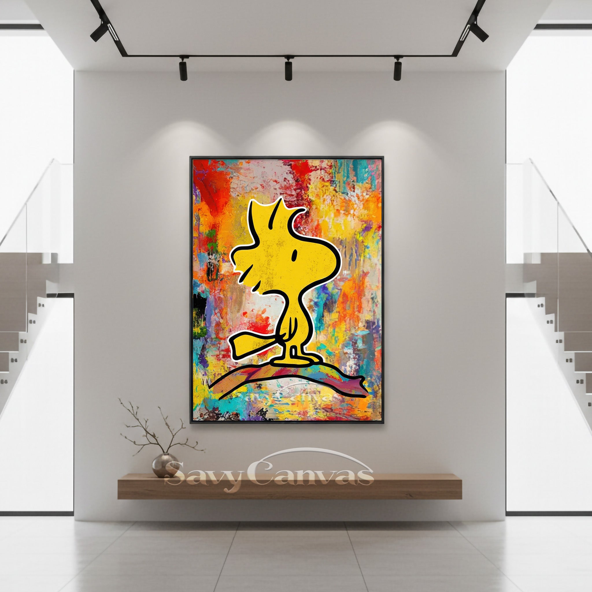 Woodstock Pop Art Hand-Painted Oil Painting #SS 072