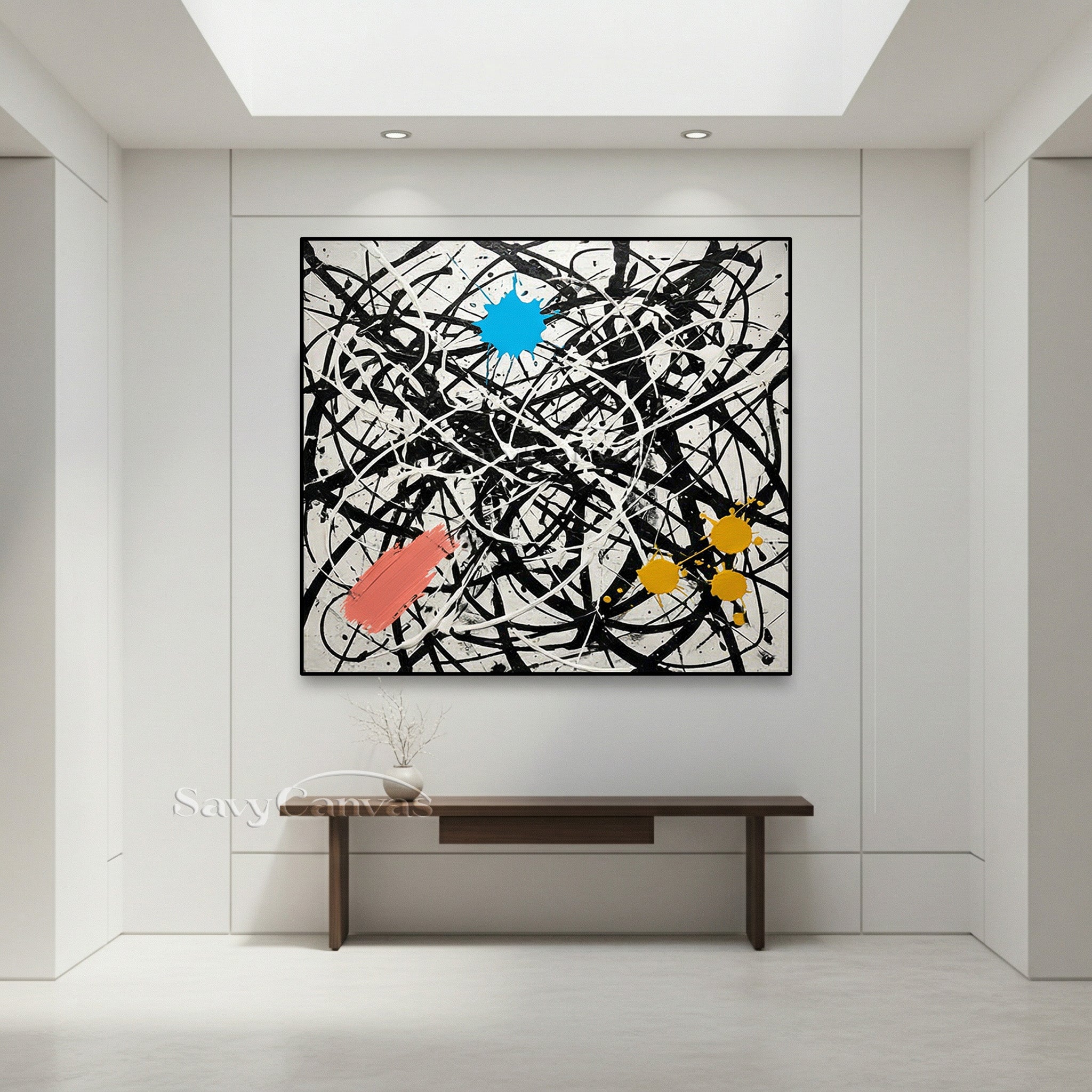 Gallery-Quality Abstract Expressionism | Original Hand-Painted Work #JJ 461