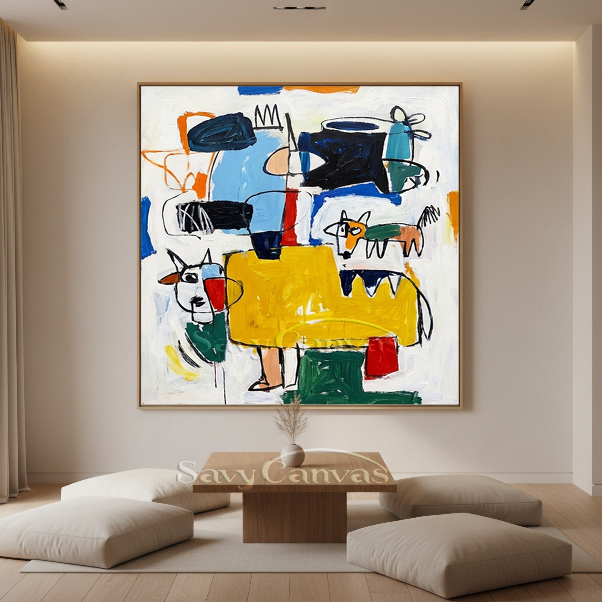 Vibrant & Playful Abstract Art | Colorful Modern Painting