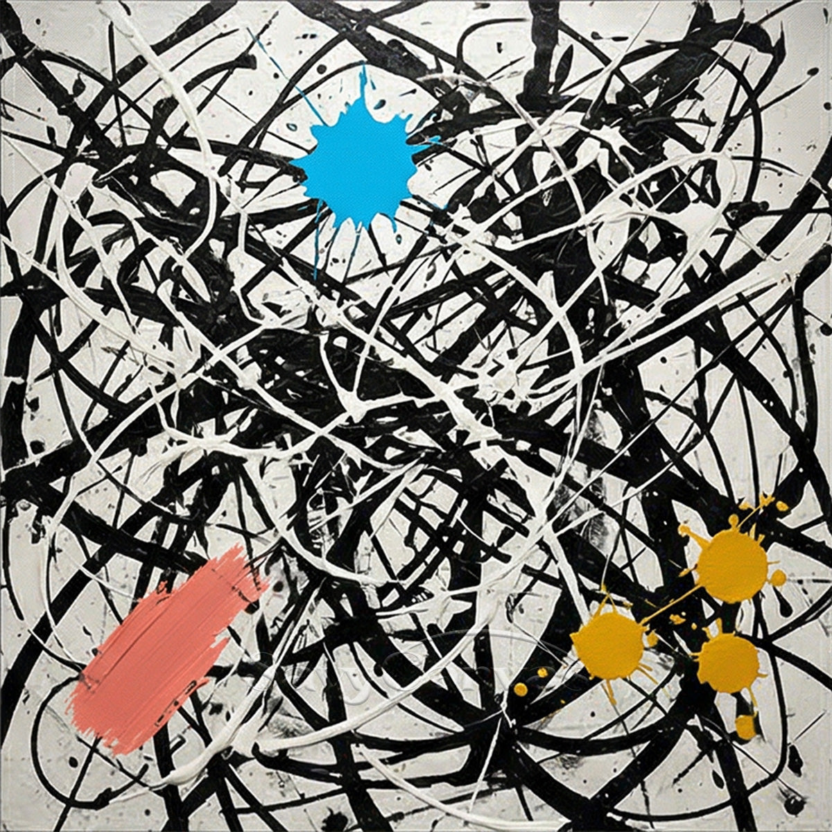 Gallery-Quality Abstract Expressionism | Original Hand-Painted Work #JJ 461