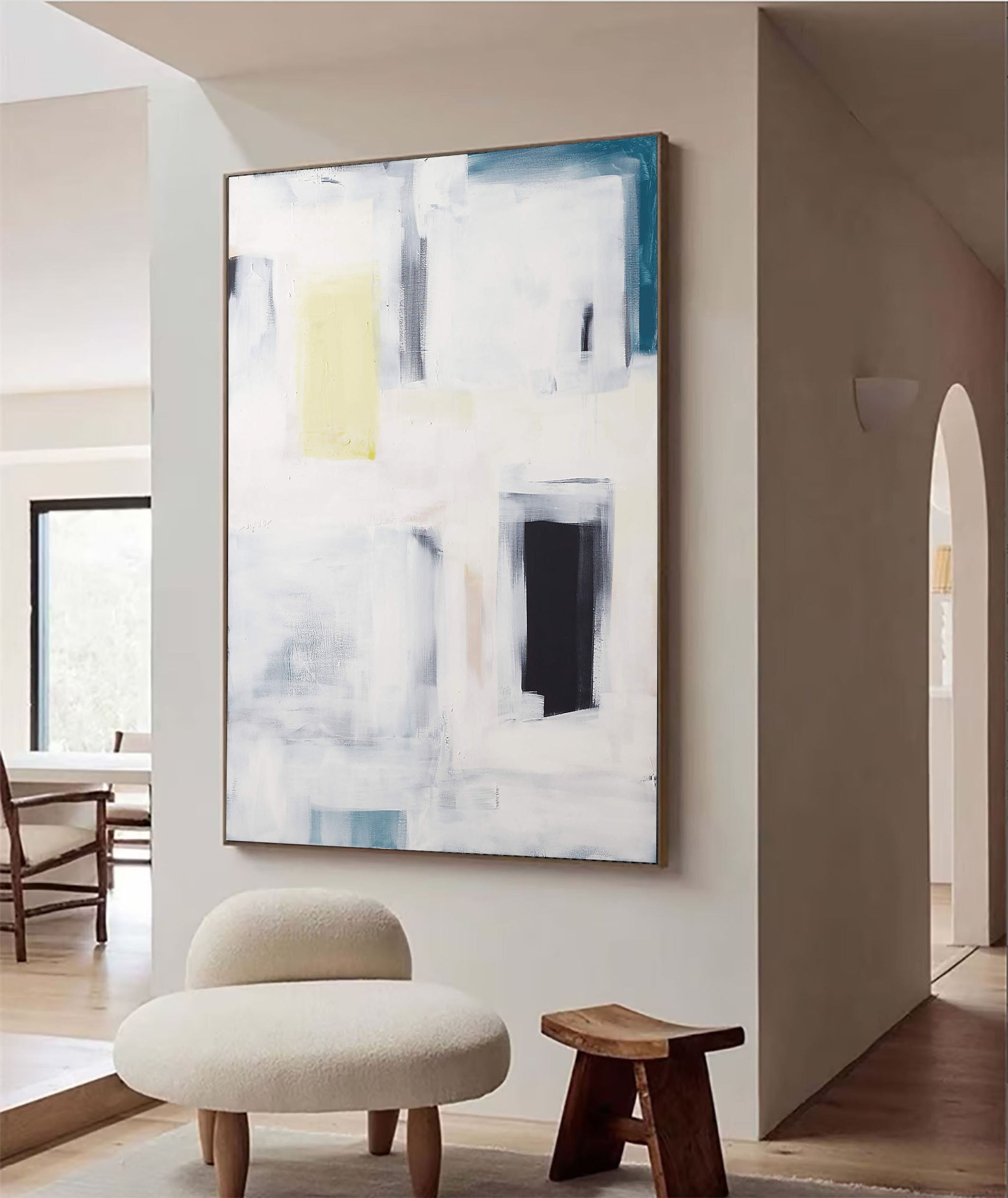 Modern Abstract Geometric Oil Painting #TC 119