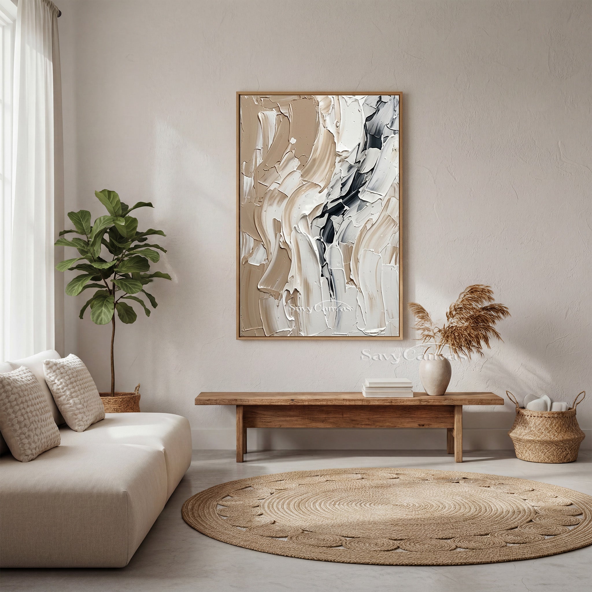 Original Palette Knife Impasto Art | Abstract Woman Portrait #SS 148