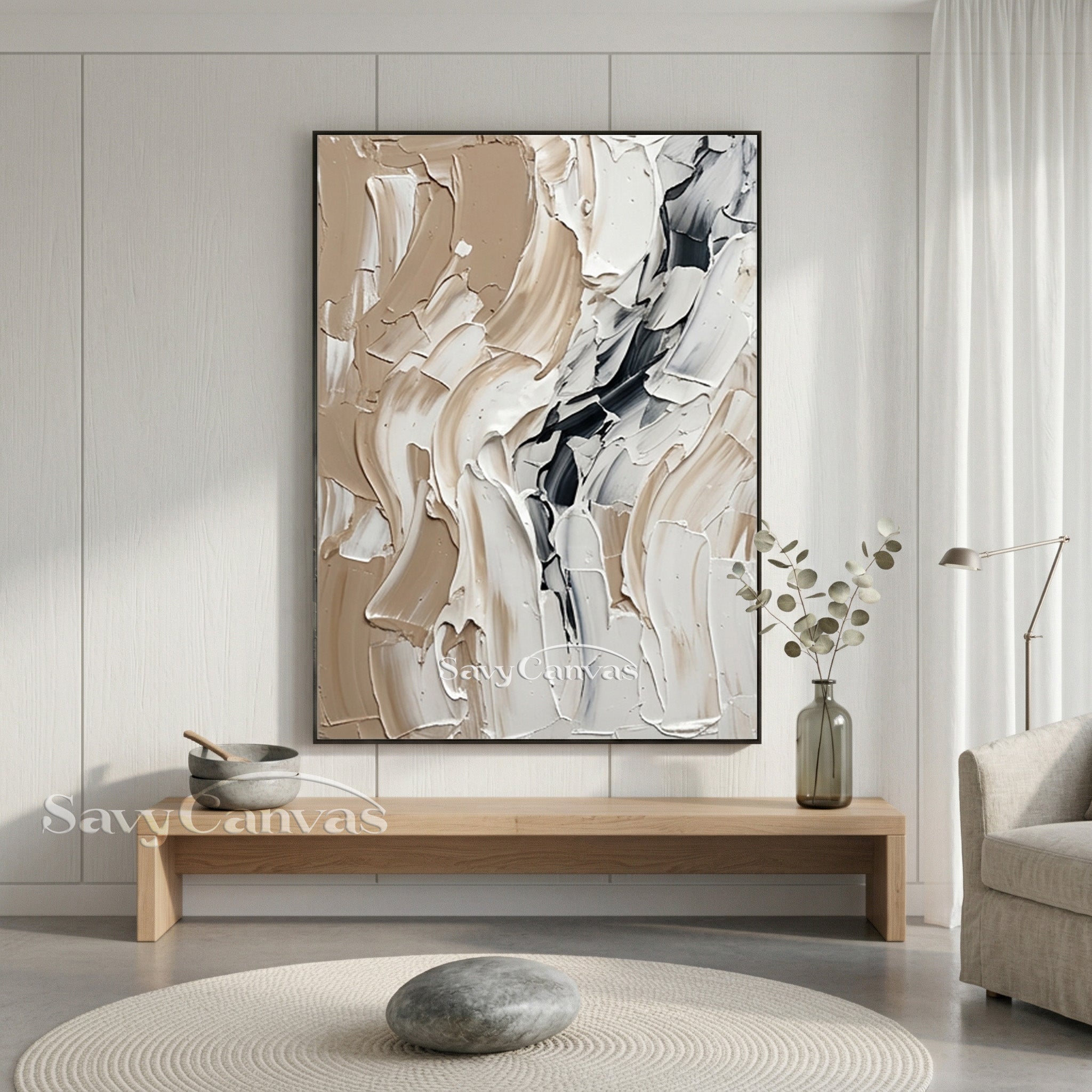 Original Palette Knife Impasto Art | Abstract Woman Portrait #SS 148