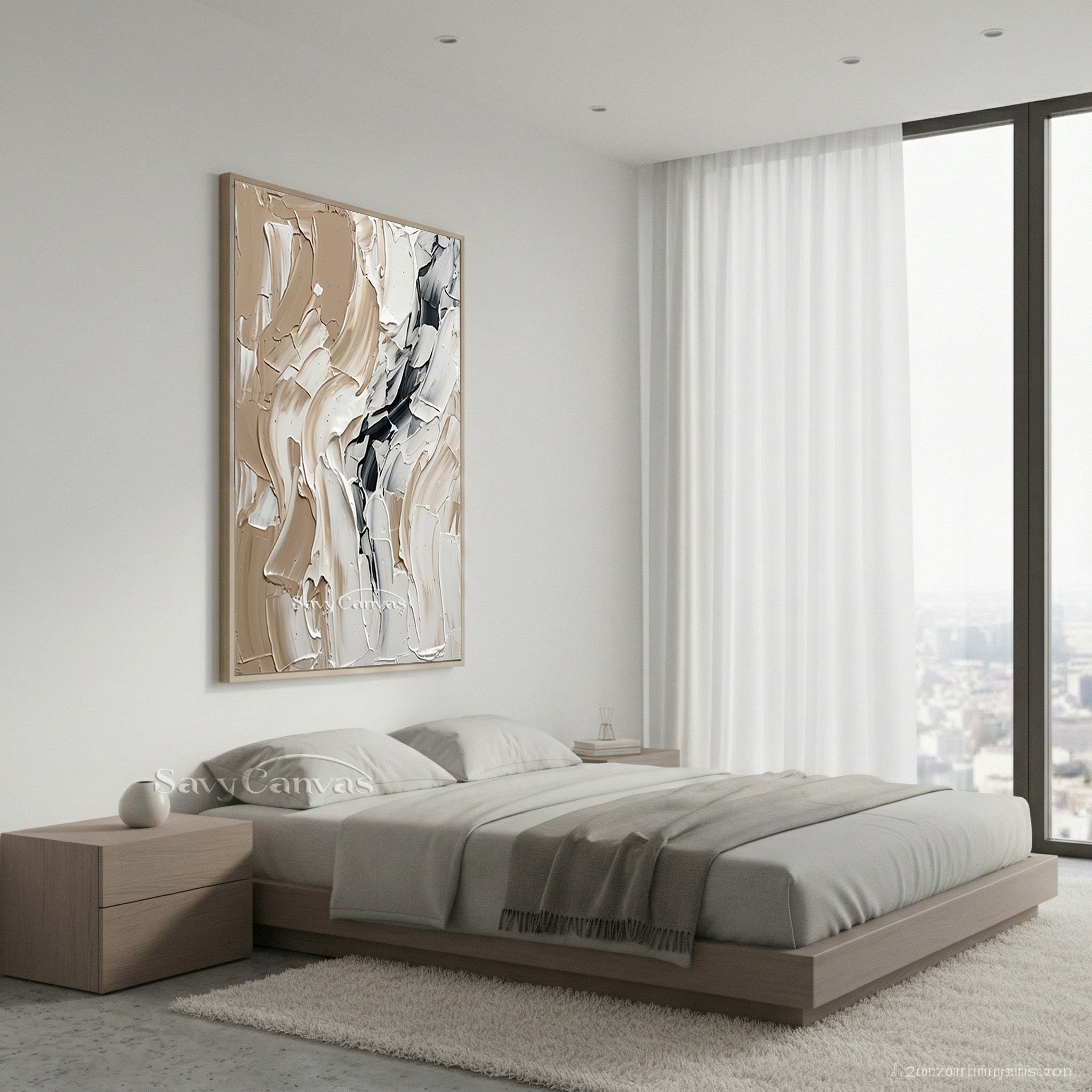 Original Palette Knife Impasto Art | Abstract Woman Portrait #SS 148