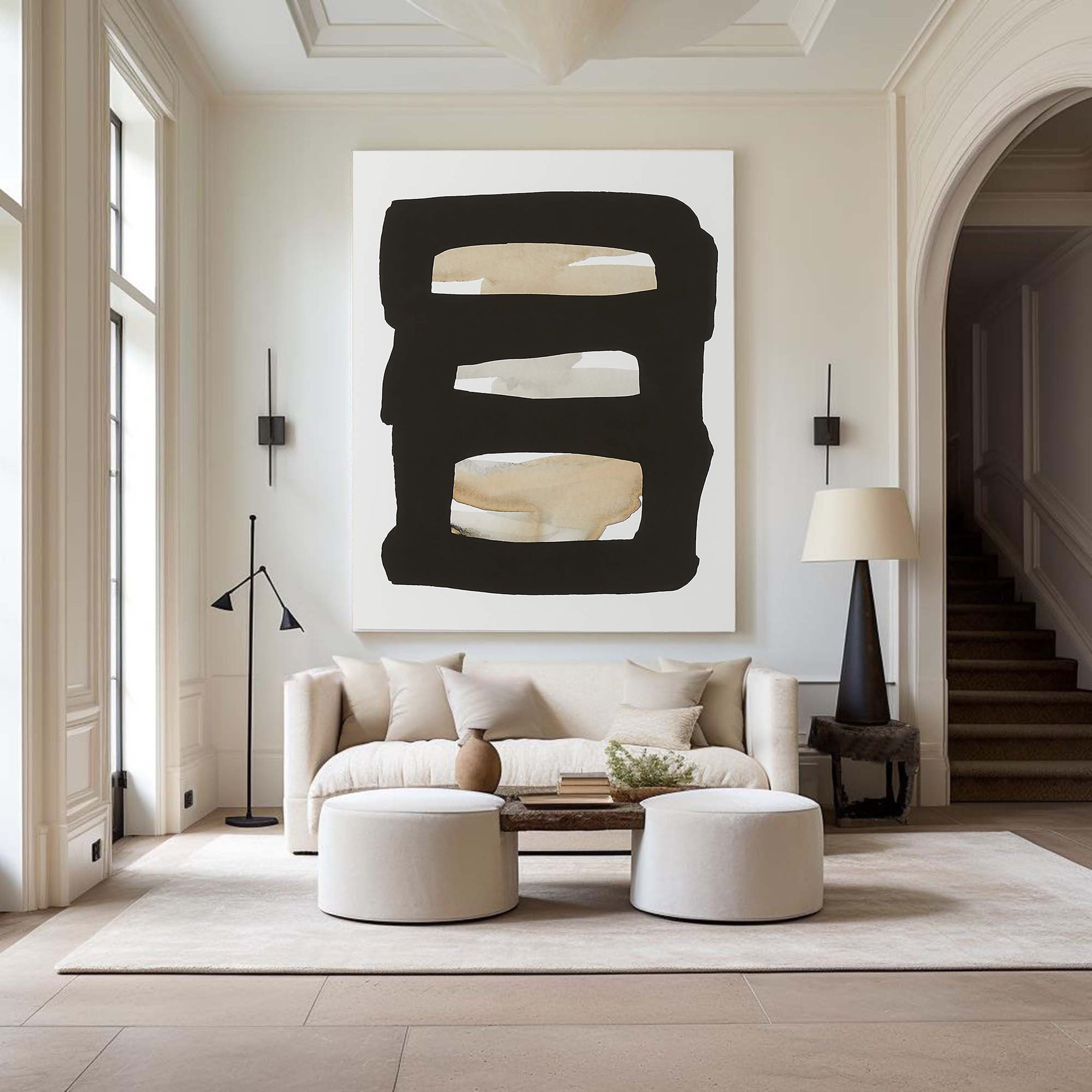 Contemporary Hand Painted Abstract Wall Art