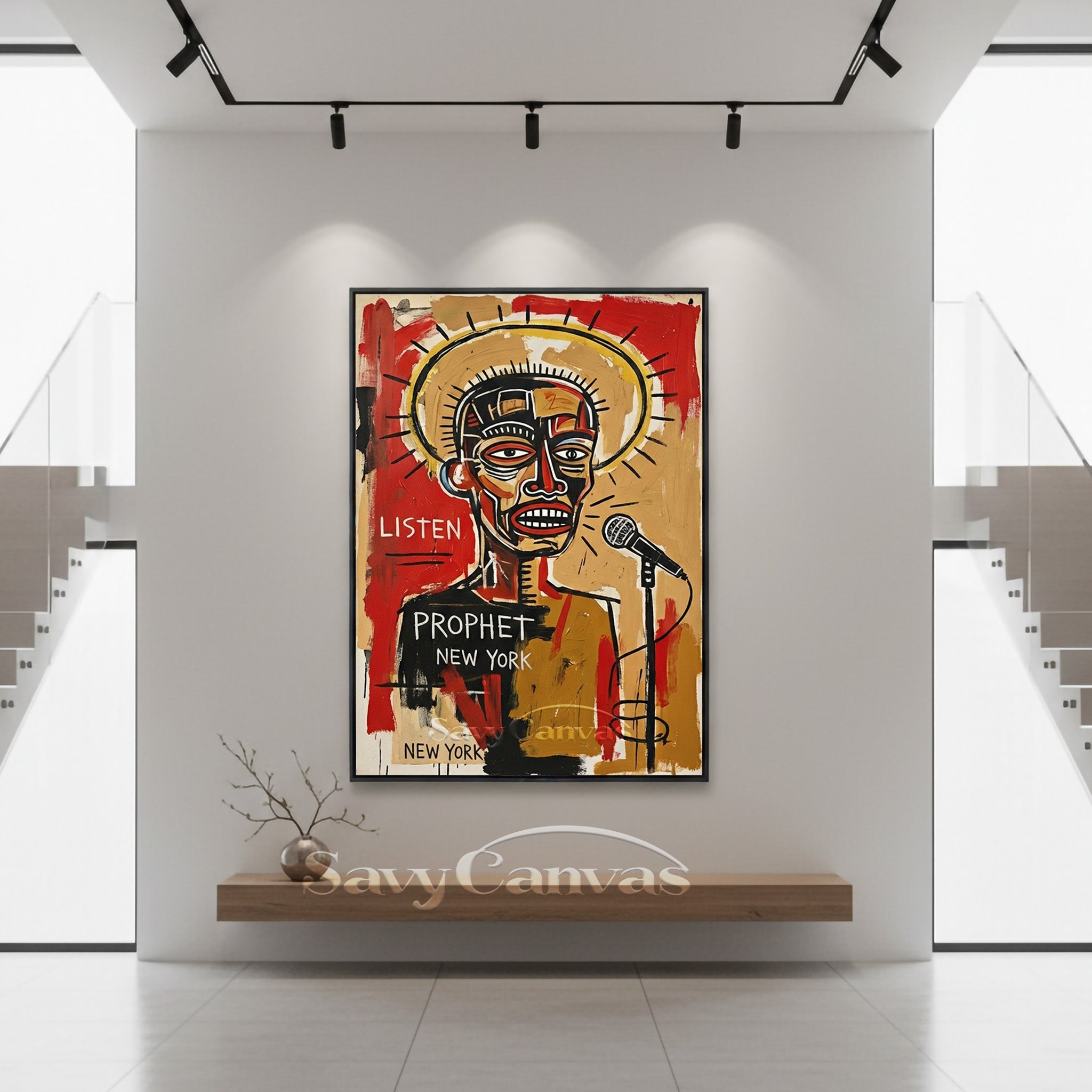 Basquiat Style Art | "Prophet" Neo-Expressionist Painting #AA 479