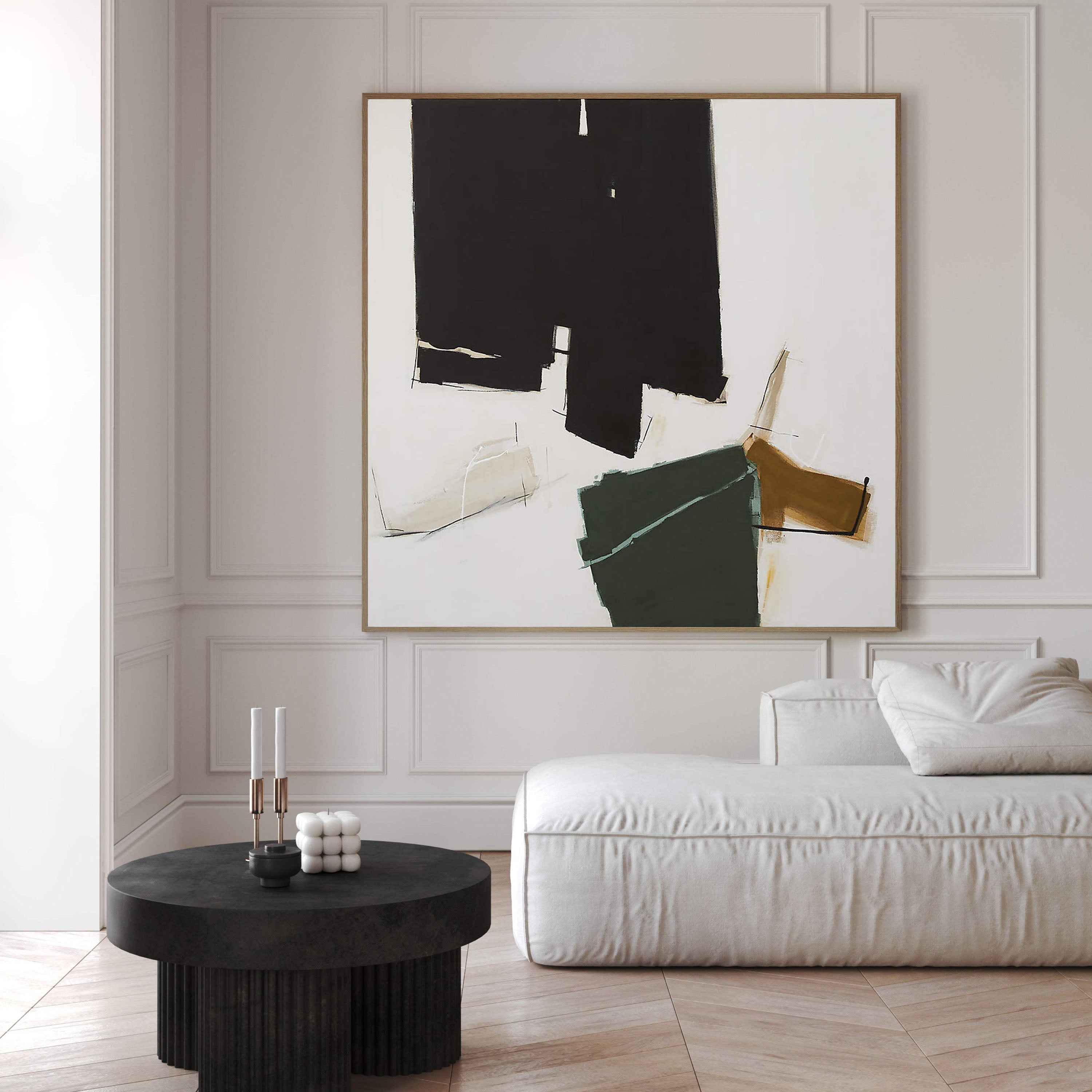 Minimalist Abstract Oil Painting | Large #TC 146