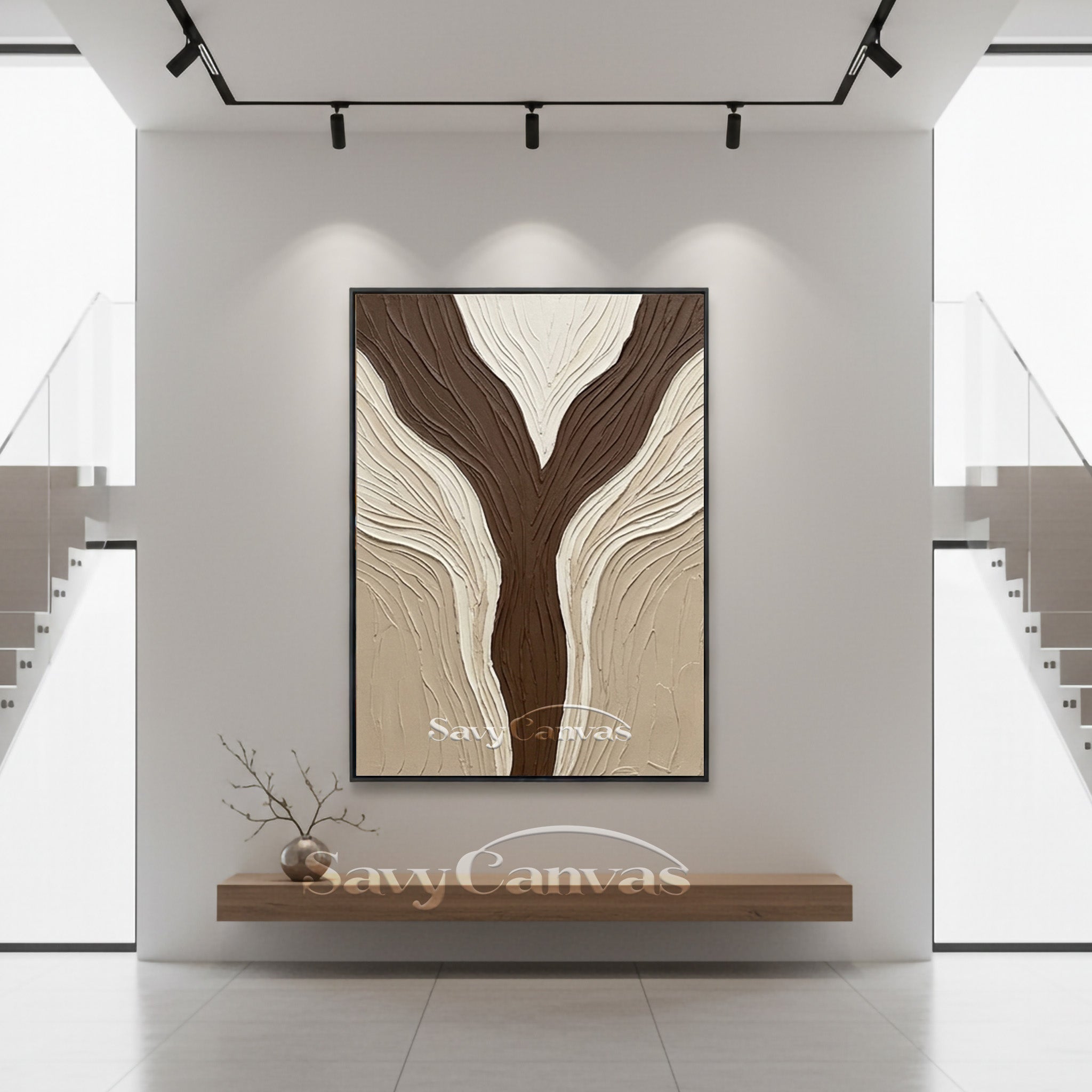 Minimalist Neutral Plaster Wall Decor #SS 132