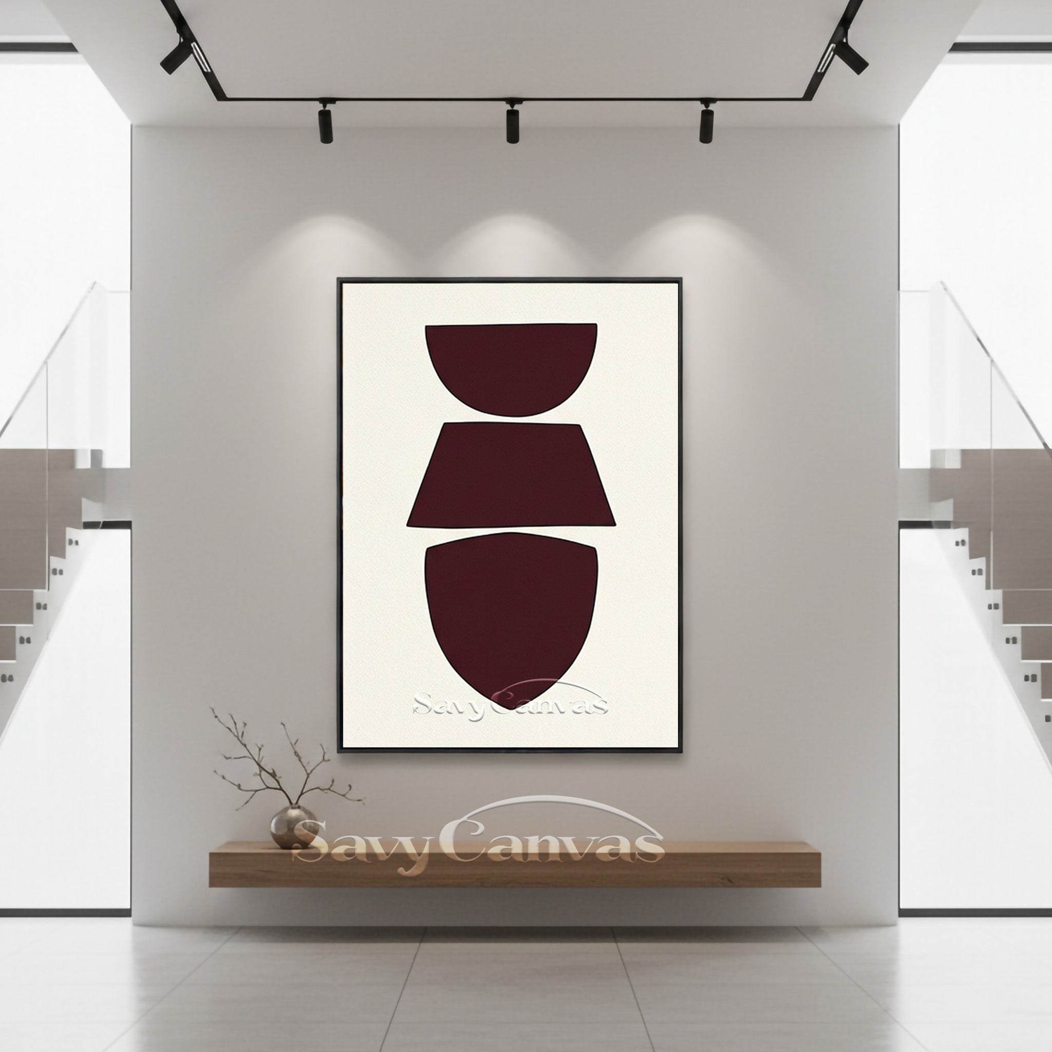 Japandi Style Geometric Art | Minimalist Wabi-Sabi Decor #AA 497