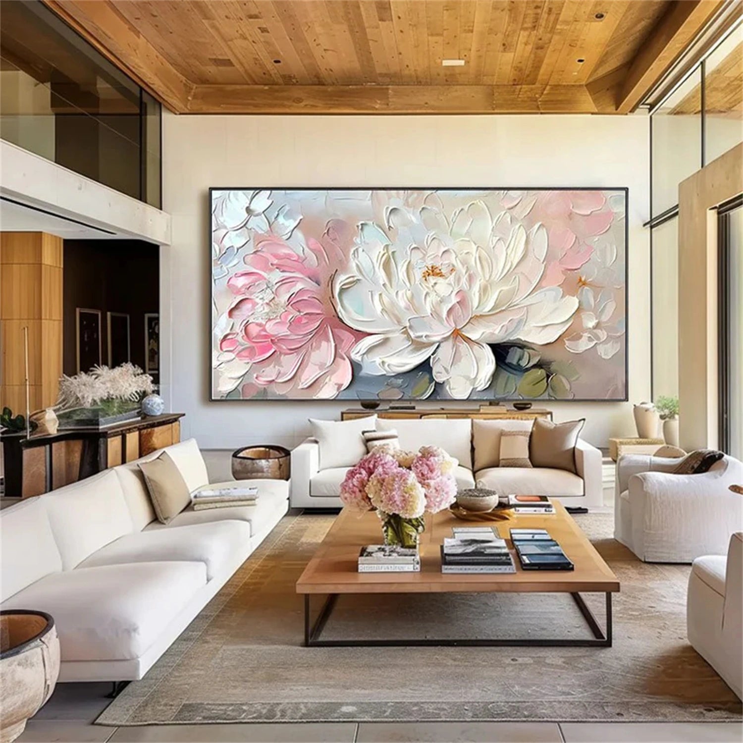 Living Room Bedroom Dining Room Decor Painting - 3D Flower