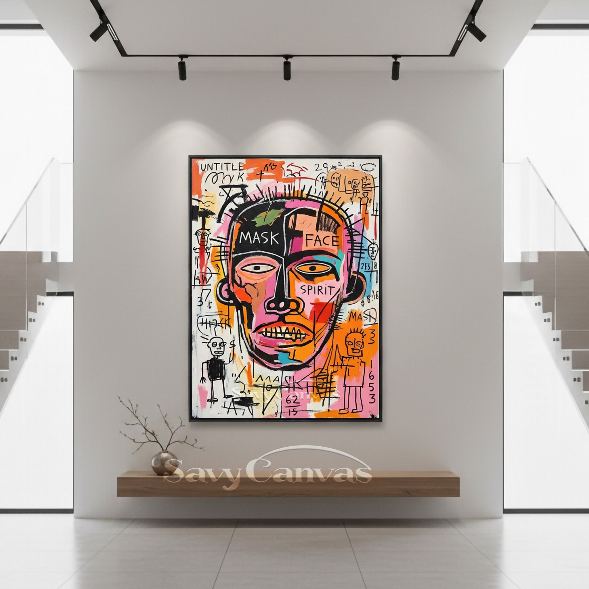 Basquiat Inspired Art | Neo-Expressionist Painting #AA 478