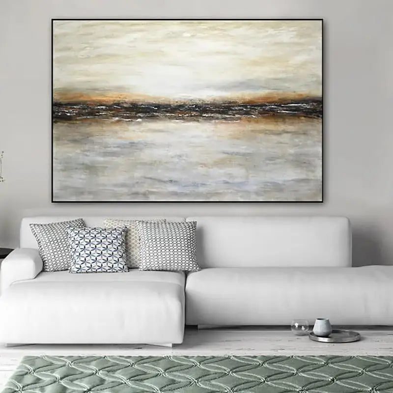 oversized Handmade Landscape Painting Wall Decor