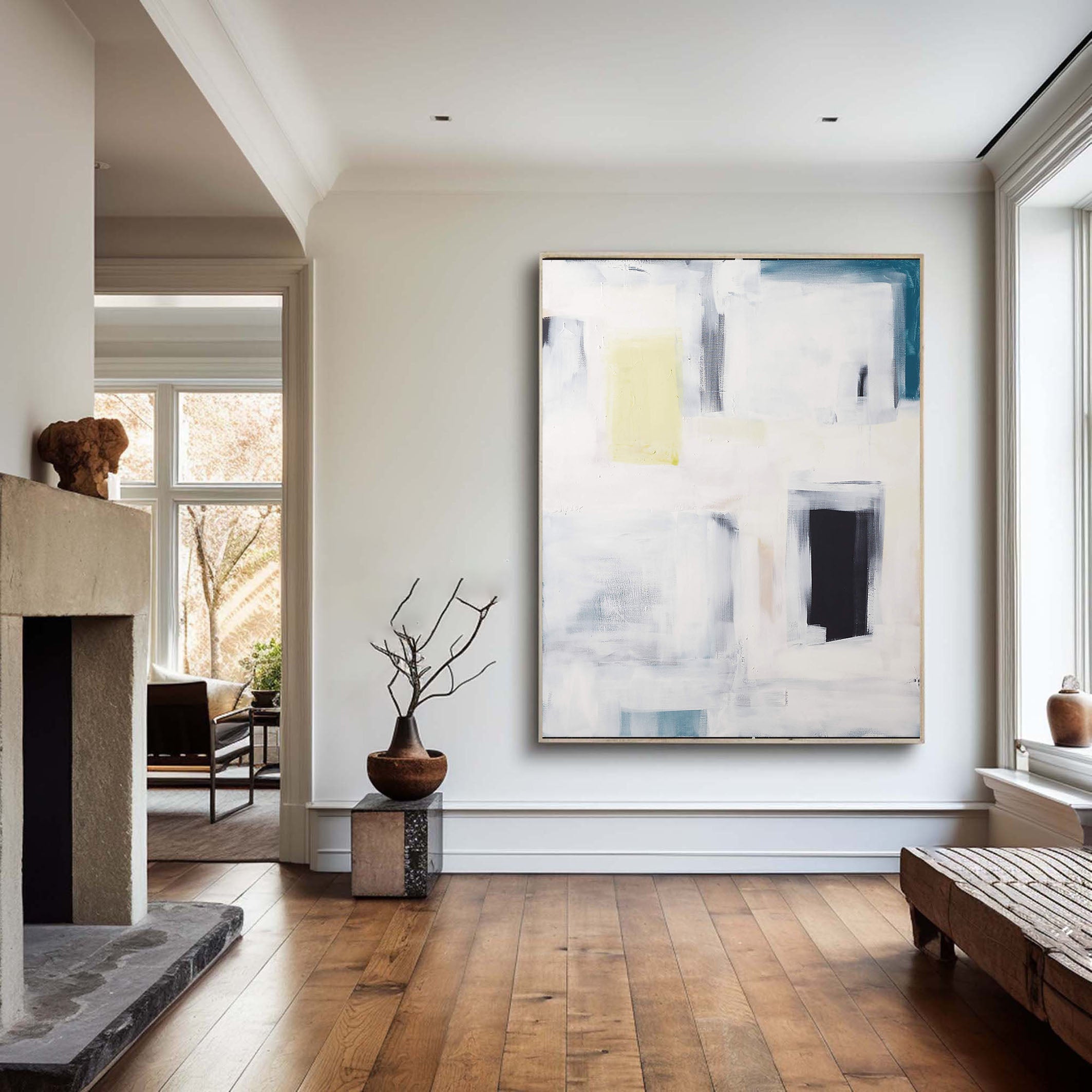 Modern Abstract Geometric Oil Painting #TC 119