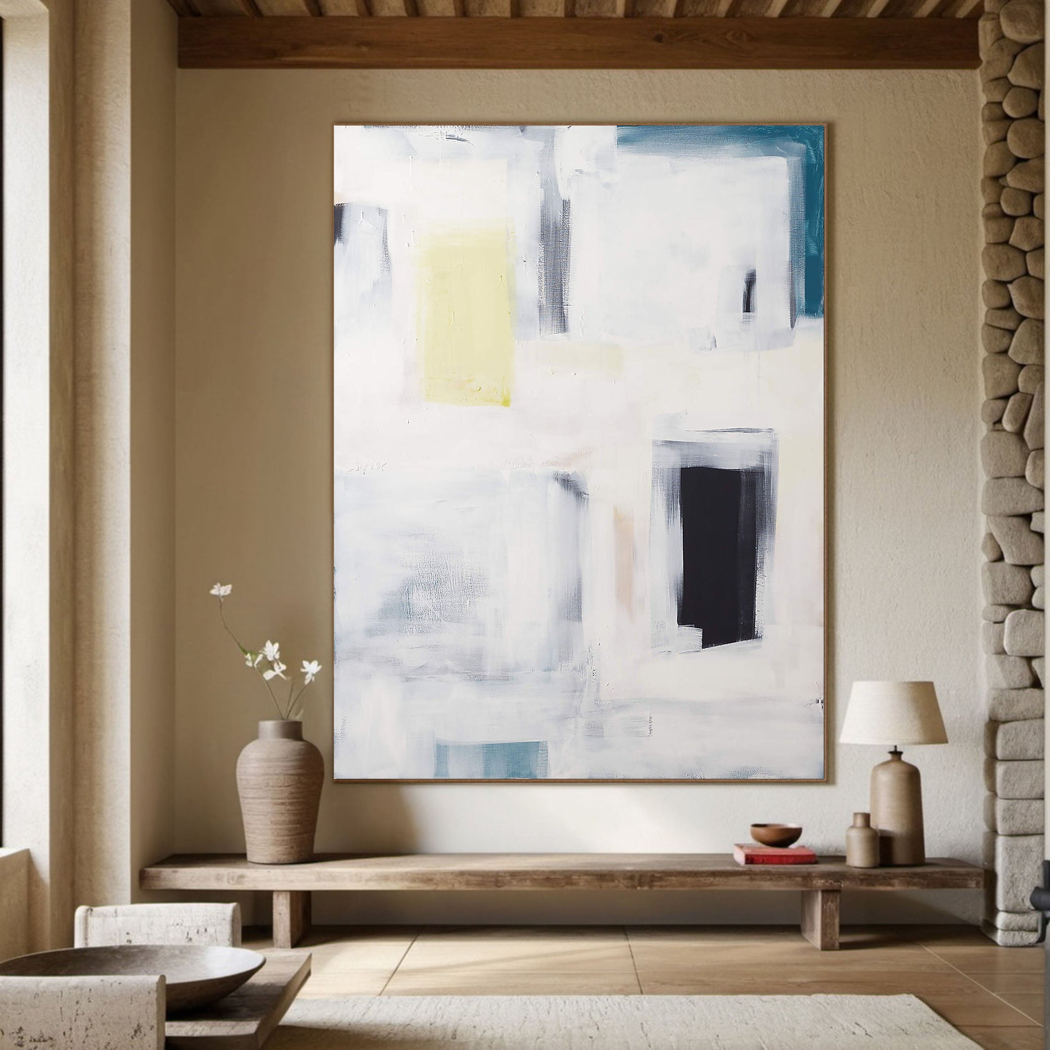Modern Abstract Geometric Oil Painting #TC 119
