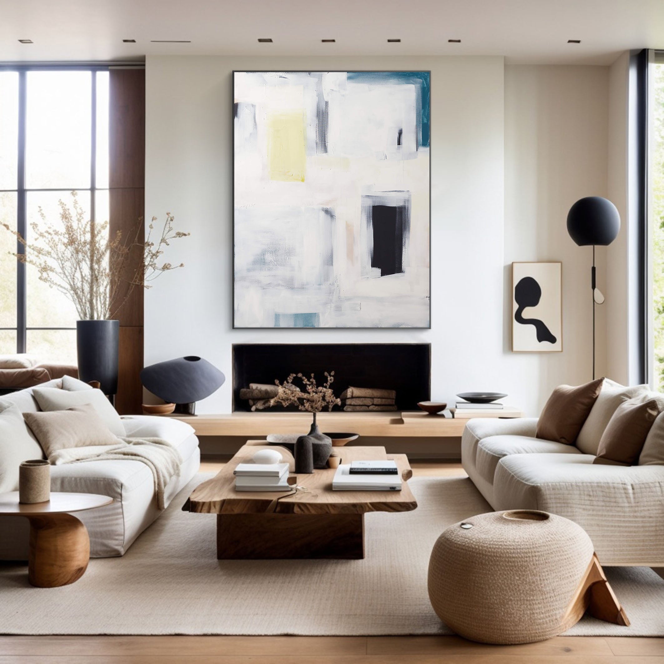 Modern Abstract Geometric Oil Painting #TC 119