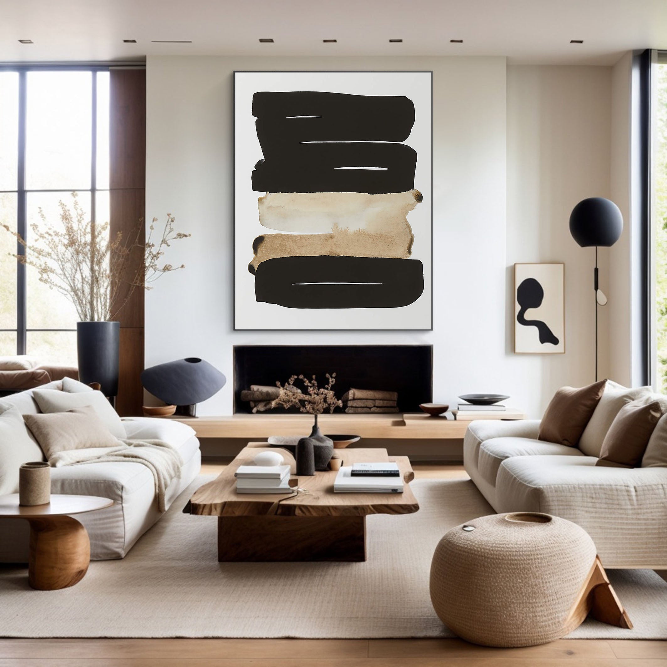 Modern Abstract Oil Painting for Living Room Decor #TC 121