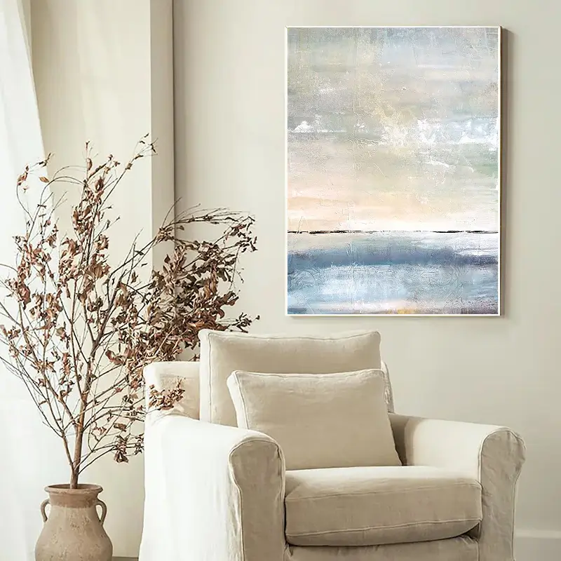 Stunning Abstract Ocean Canvas Art for Modern Home Aesthetics #JJ 155