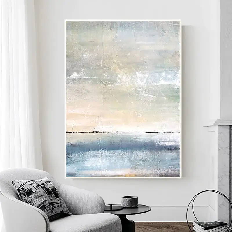 Stunning Abstract Ocean Canvas Art for Modern Home Aesthetics #JJ 155