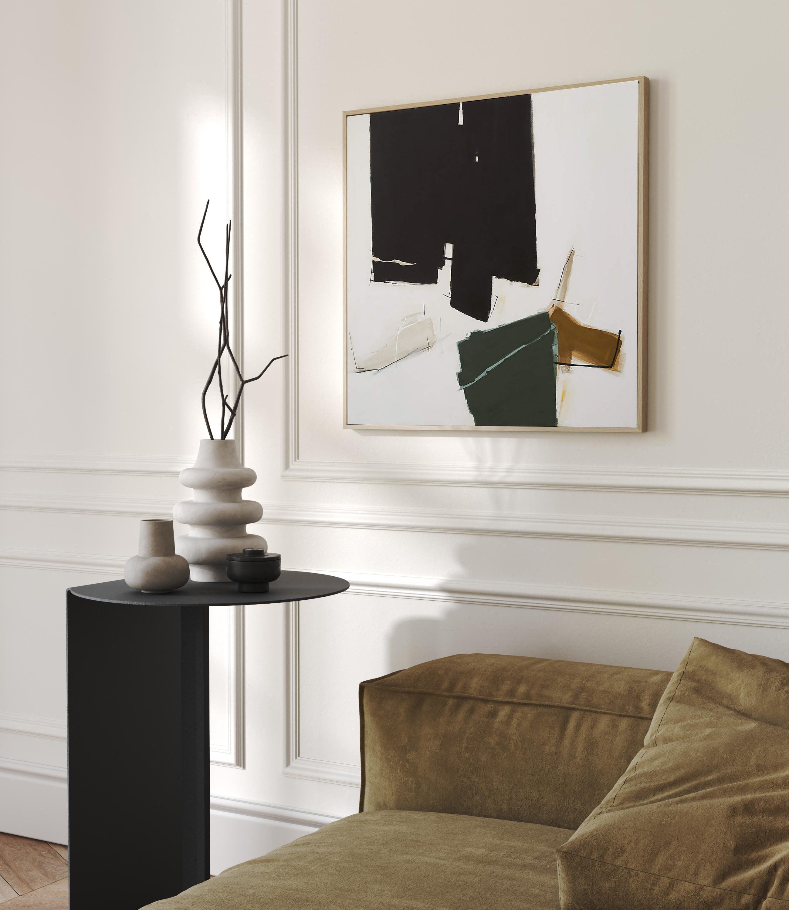 Minimalist Abstract Oil Painting | Large #TC 146