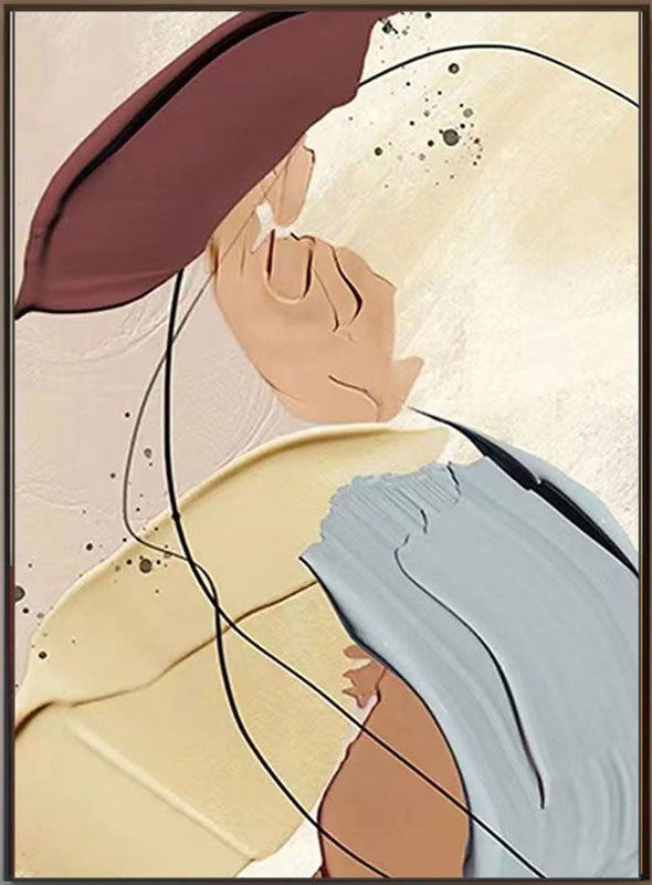 Chic Silhouette Wall Art | Modern Fashion-Inspired Painting #TC 209