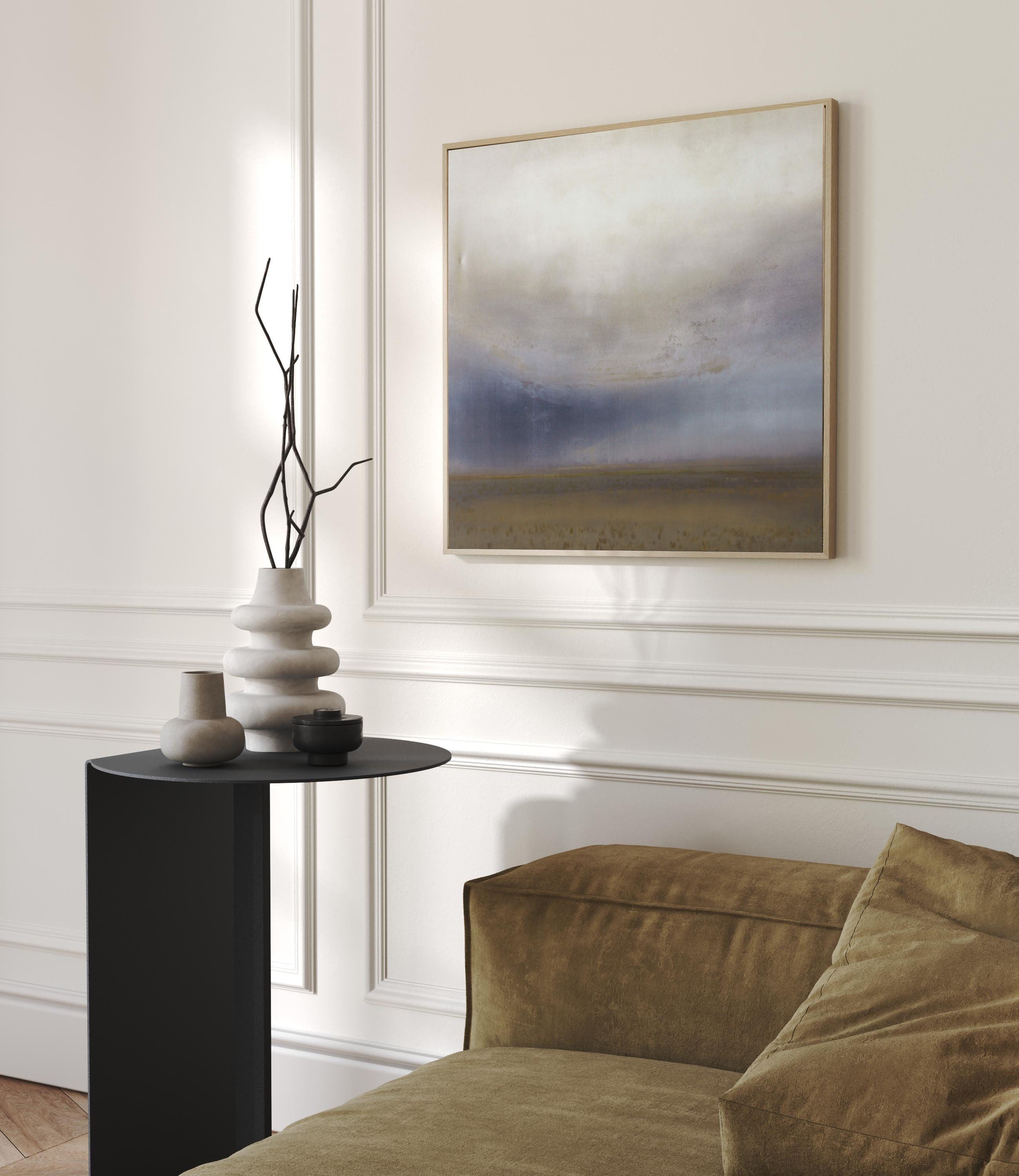 Minimalist Wall Art Abstract Landscape for Living Room #TC 149
