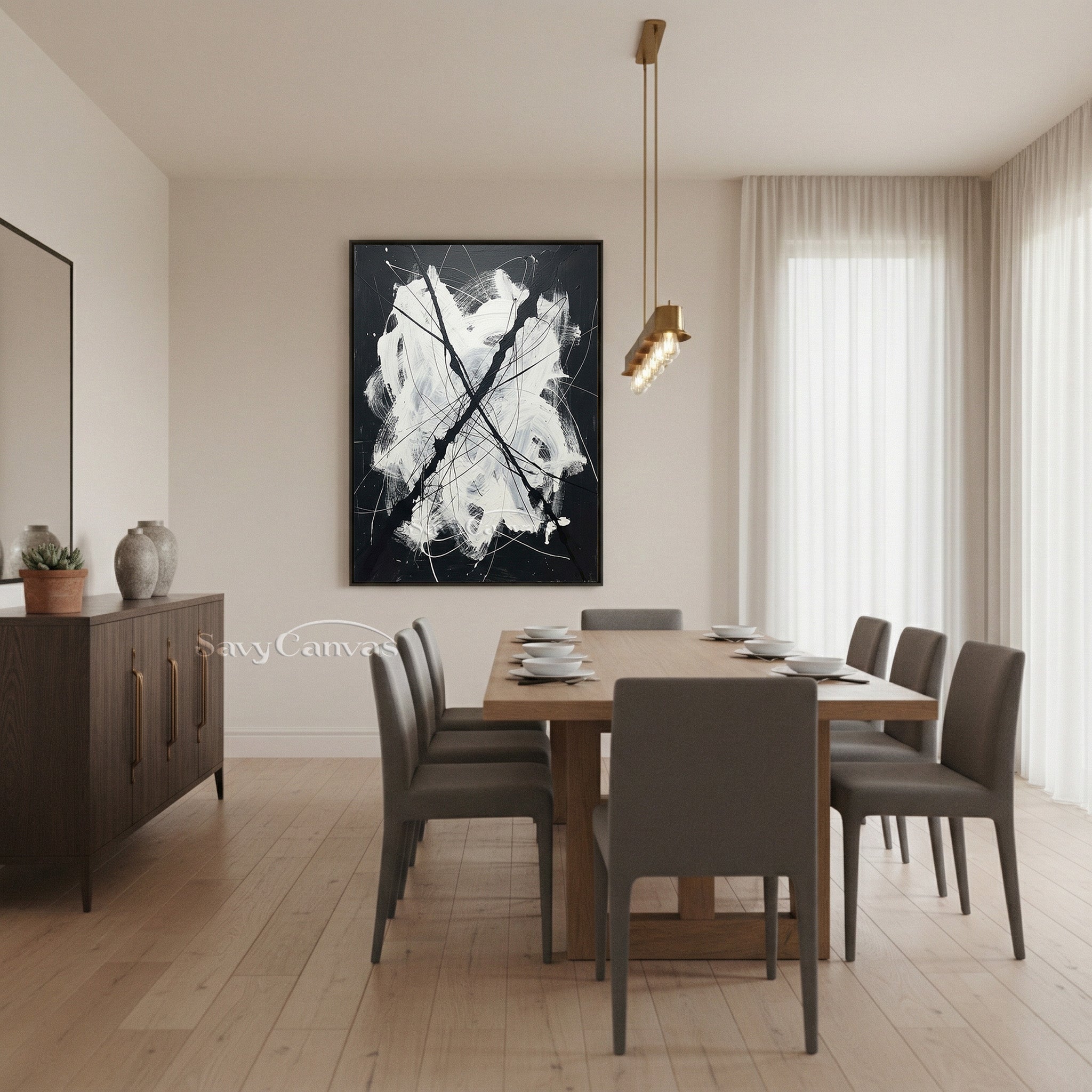 Professional Minimalist Abstract Art for Office and Gallery Wall #JJ 445